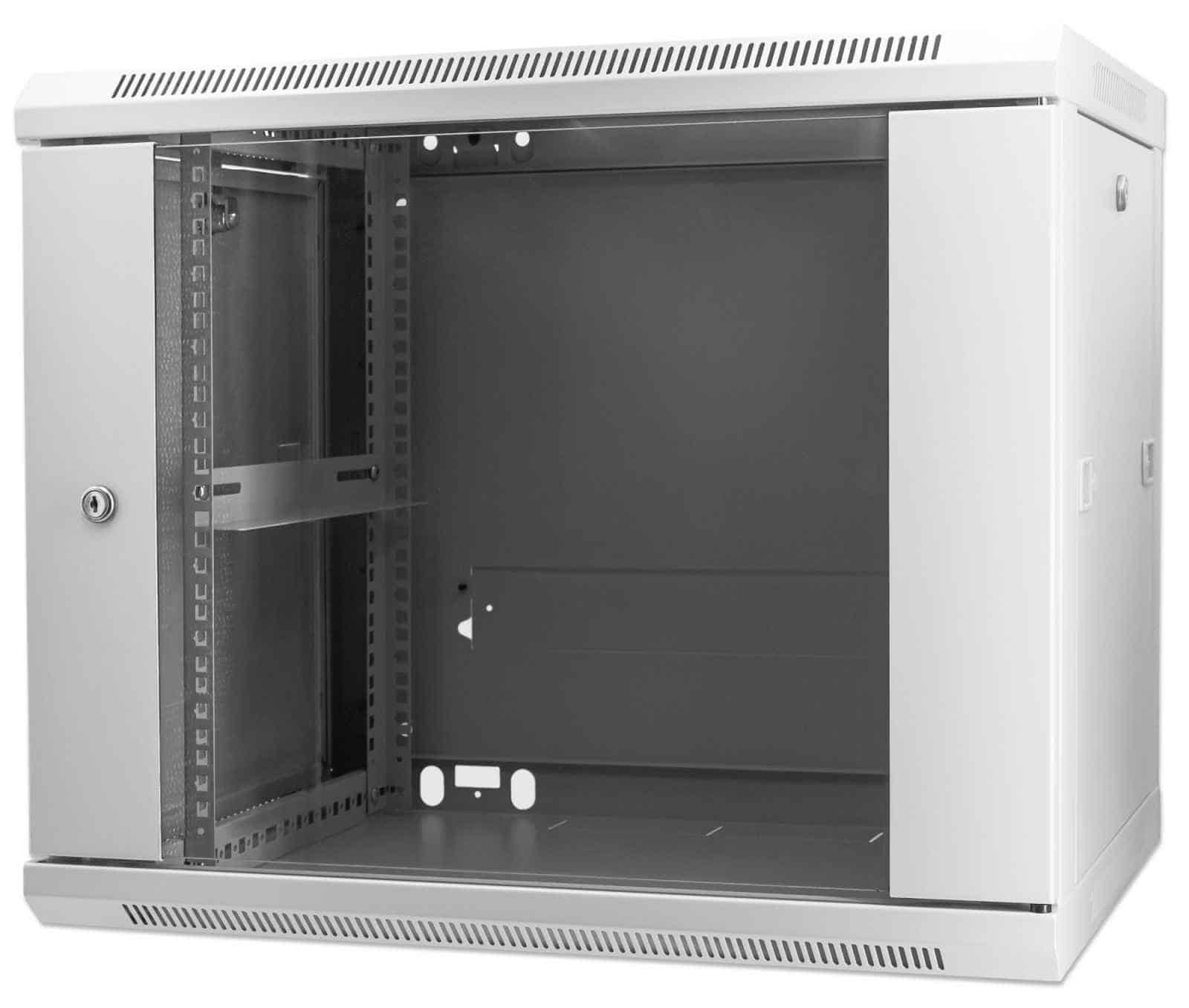 Intellinet 711838 rack 9U Wandrek Grijs (711838) thumbnail