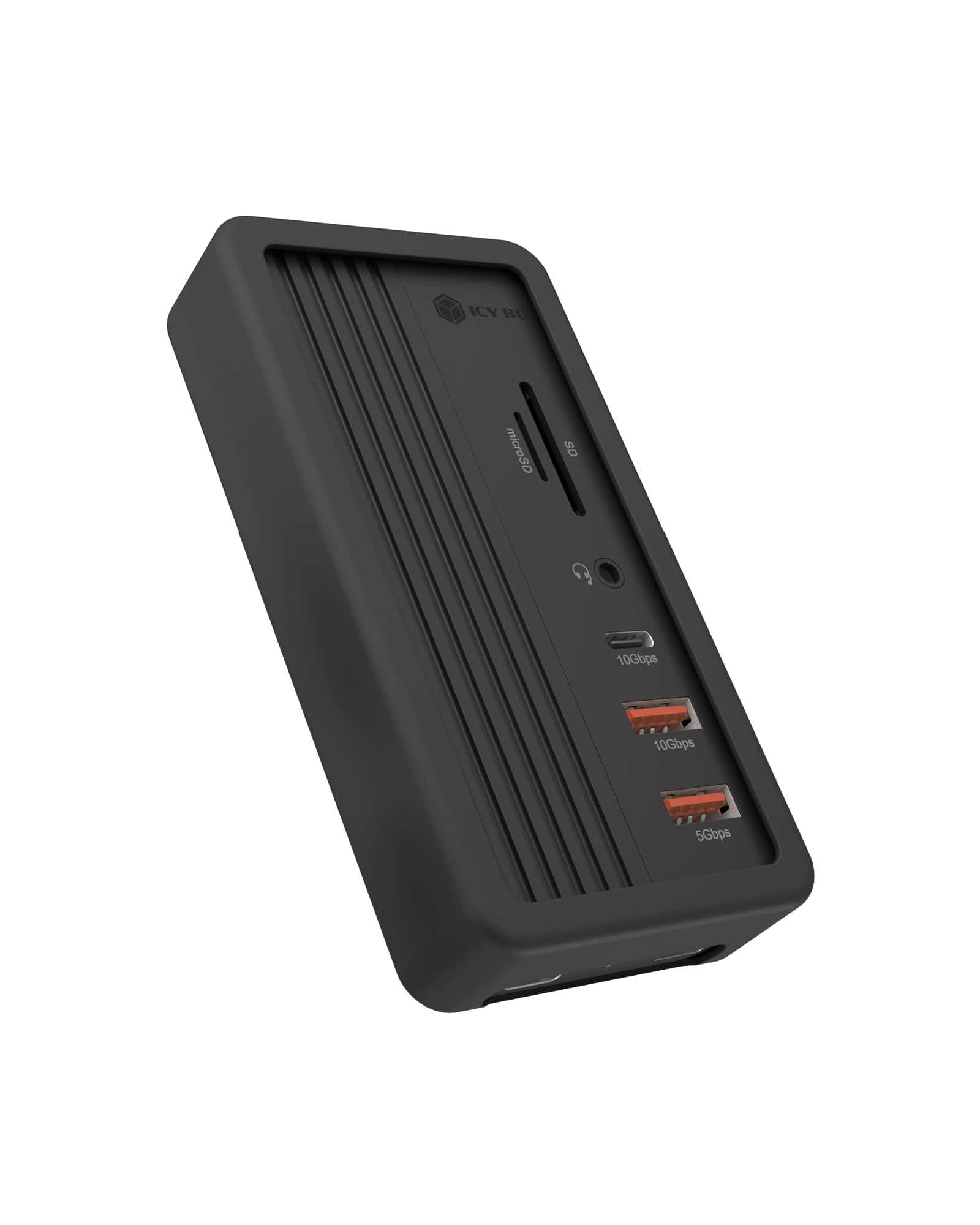 ICY BOX IB-DK4072M-CU31 USB 3.2 Gen 2 (3.1 Gen 1) Type-C Zwart (611854) thumbnail