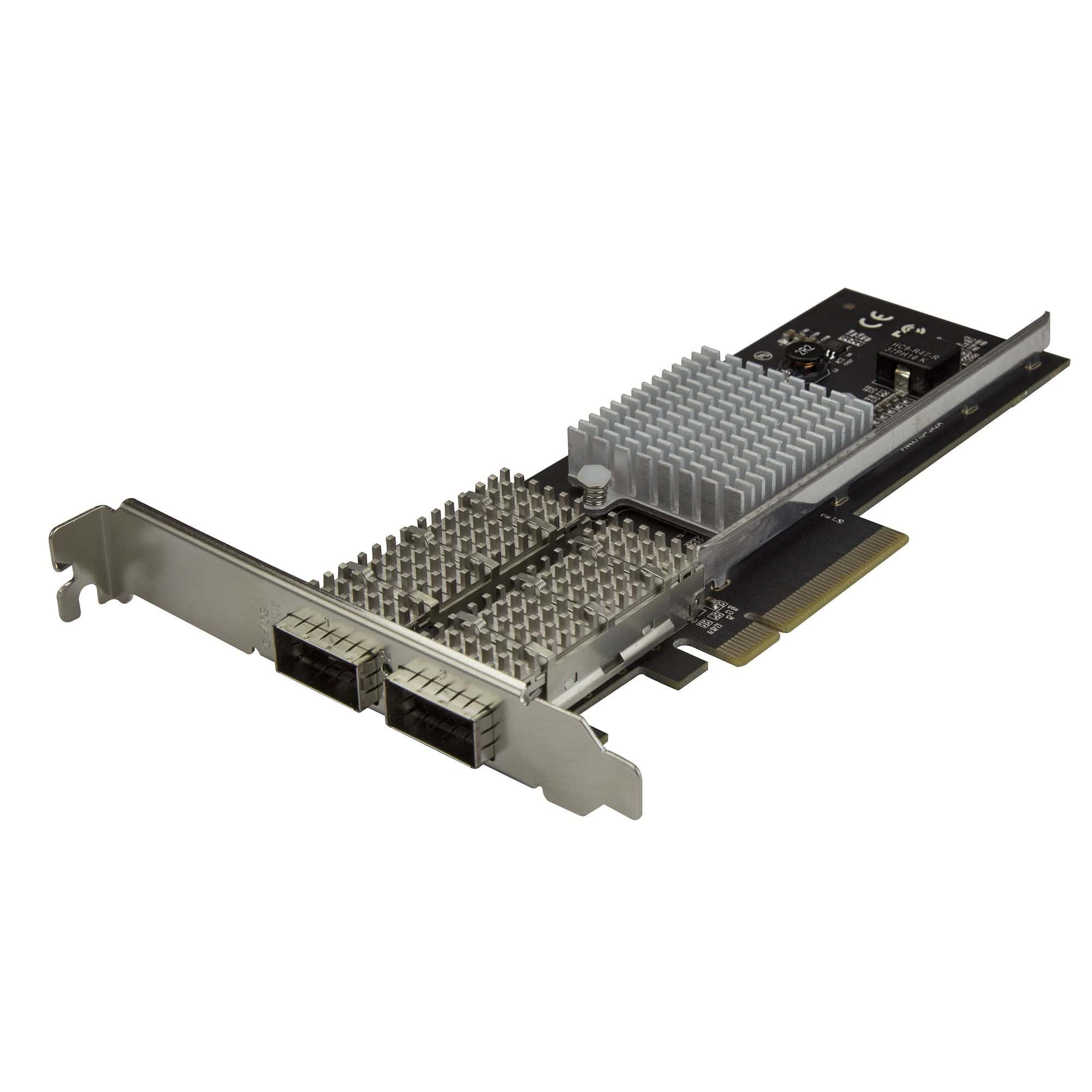 StarTech.com 2 port PCI Express 40G QSFP+ Netwerkkaart, Intel XL710 Open QSFP+ Converged Adapter, PCIe 40 Gigabit Ethernet Server NIC, 40GbE Glasvezel LAN Kaart, Dell PowerEdge HPE ProLiant (PEX40GQSFDPI) thumbnail