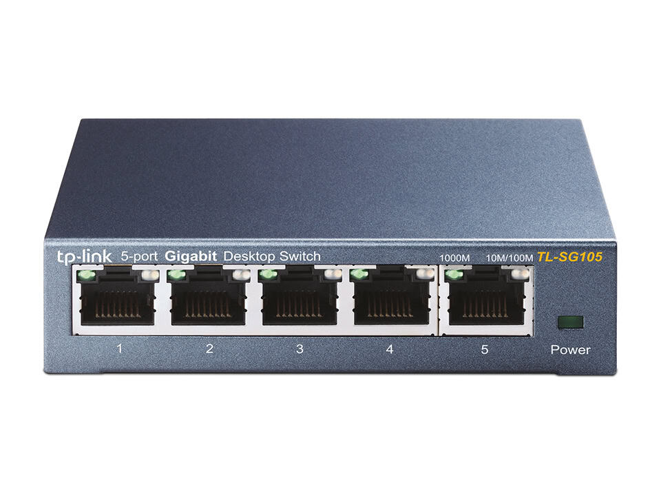 TP-Link TL-SG105 Unmanaged Gigabit Ethernet (10/100/1000) Zwart (SG105) thumbnail