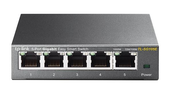 TP-Link TL-SG105E Managed L2 Gigabit Ethernet (10/100/1000) Zwart (SG105E) thumbnail