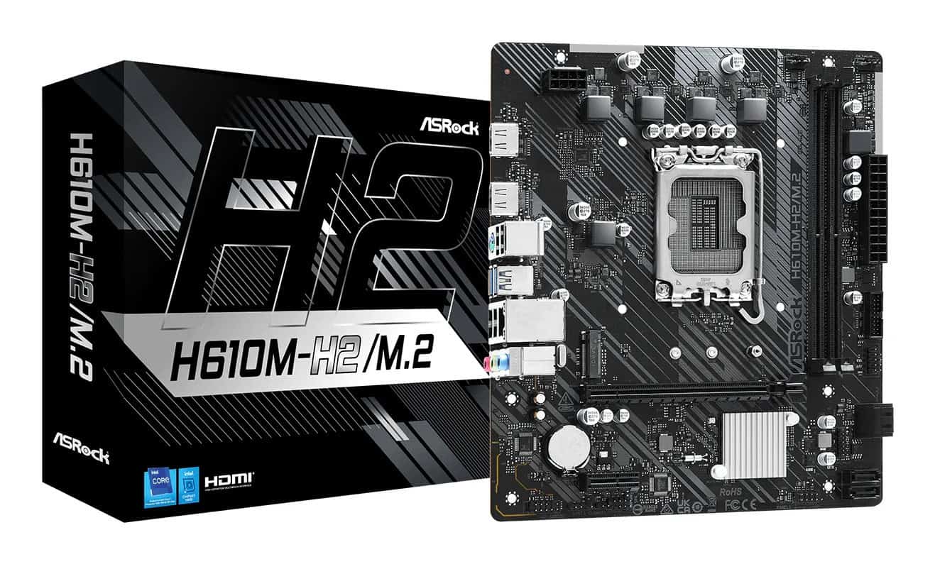 ASROCK H610M-H2/M.2 DDR4 S1700 mATX Intel H610 2xHDMI retail (90-MXBP70-A0UAYZ) thumbnail