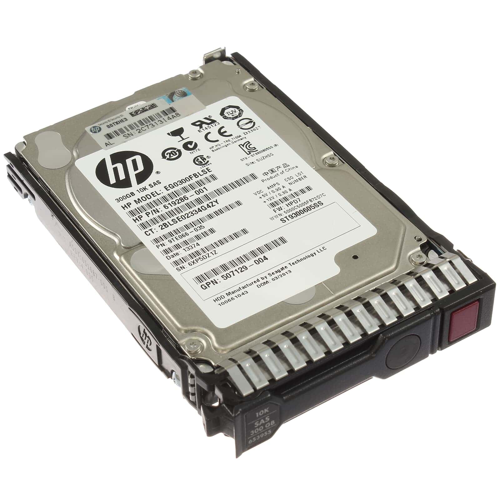 HP HDD 300GB 6G SAS (652564-TV1) thumbnail