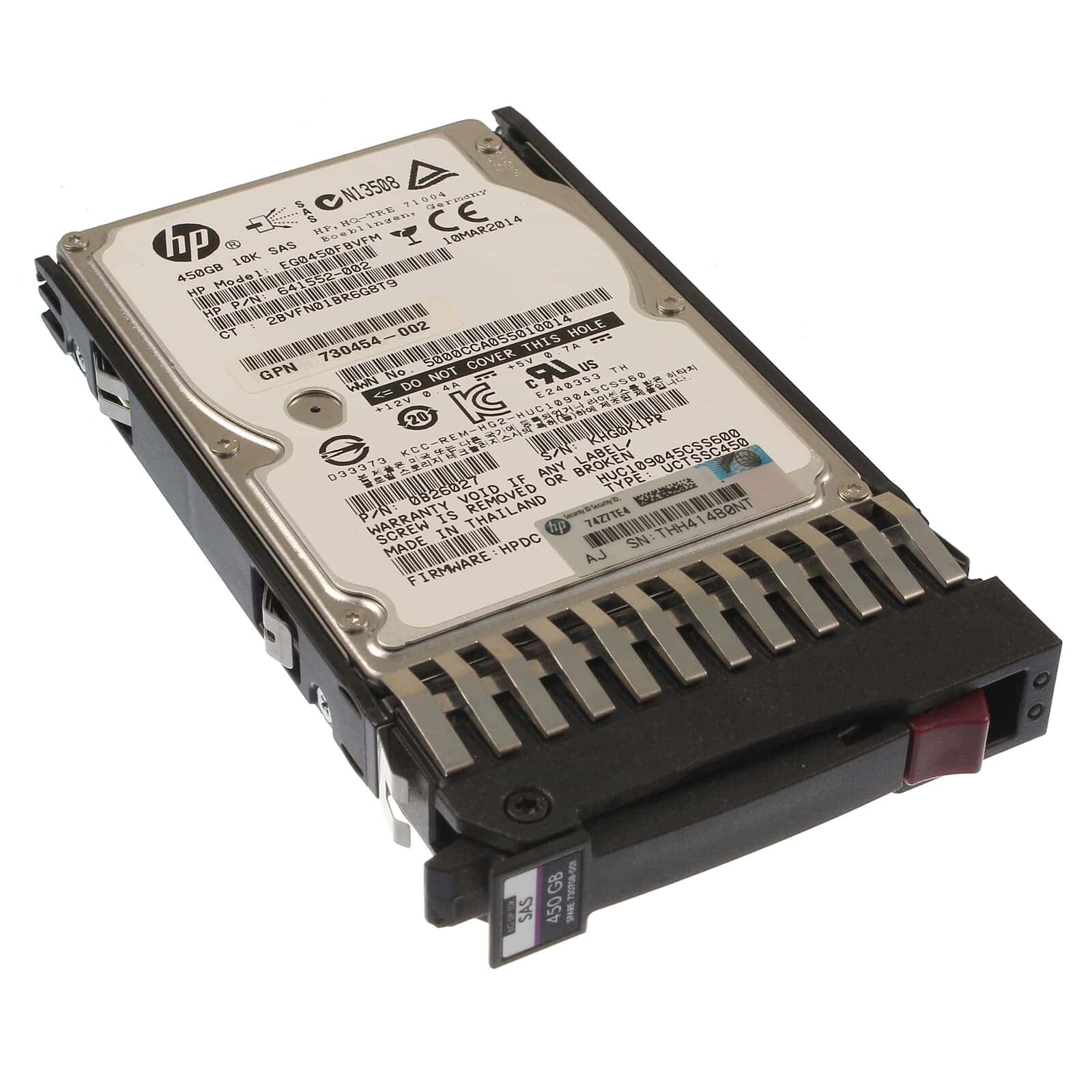 HP 450Gb 10K RPM SAS 2.5 Inch (730708-001) thumbnail