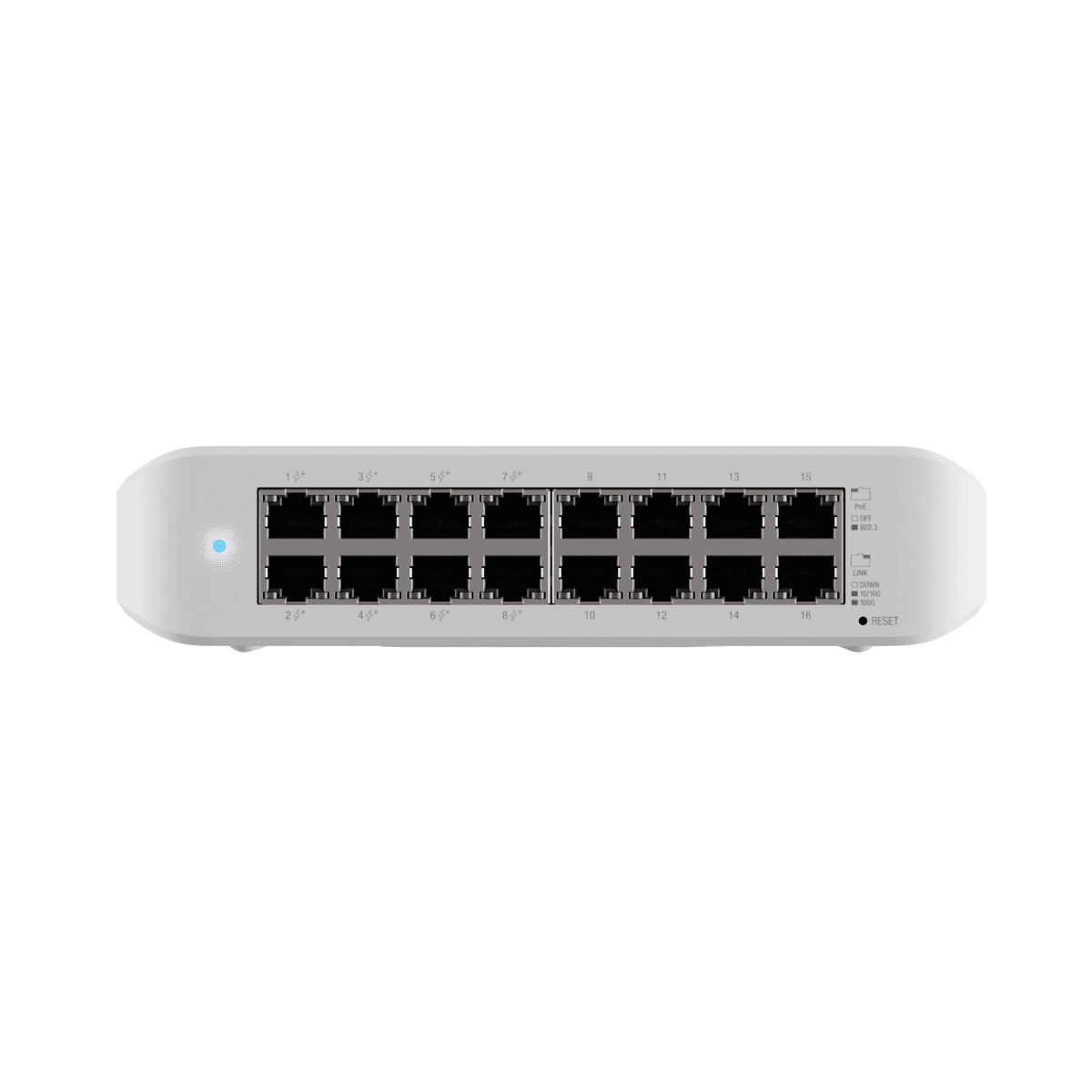 Ubiquiti UBNT UniFi Switch USW-Lite-16-PoE 16xGigabit 8x PoE out 45W 802.3at -af 16Gbps (USW-LITE-16-POE-EU) thumbnail