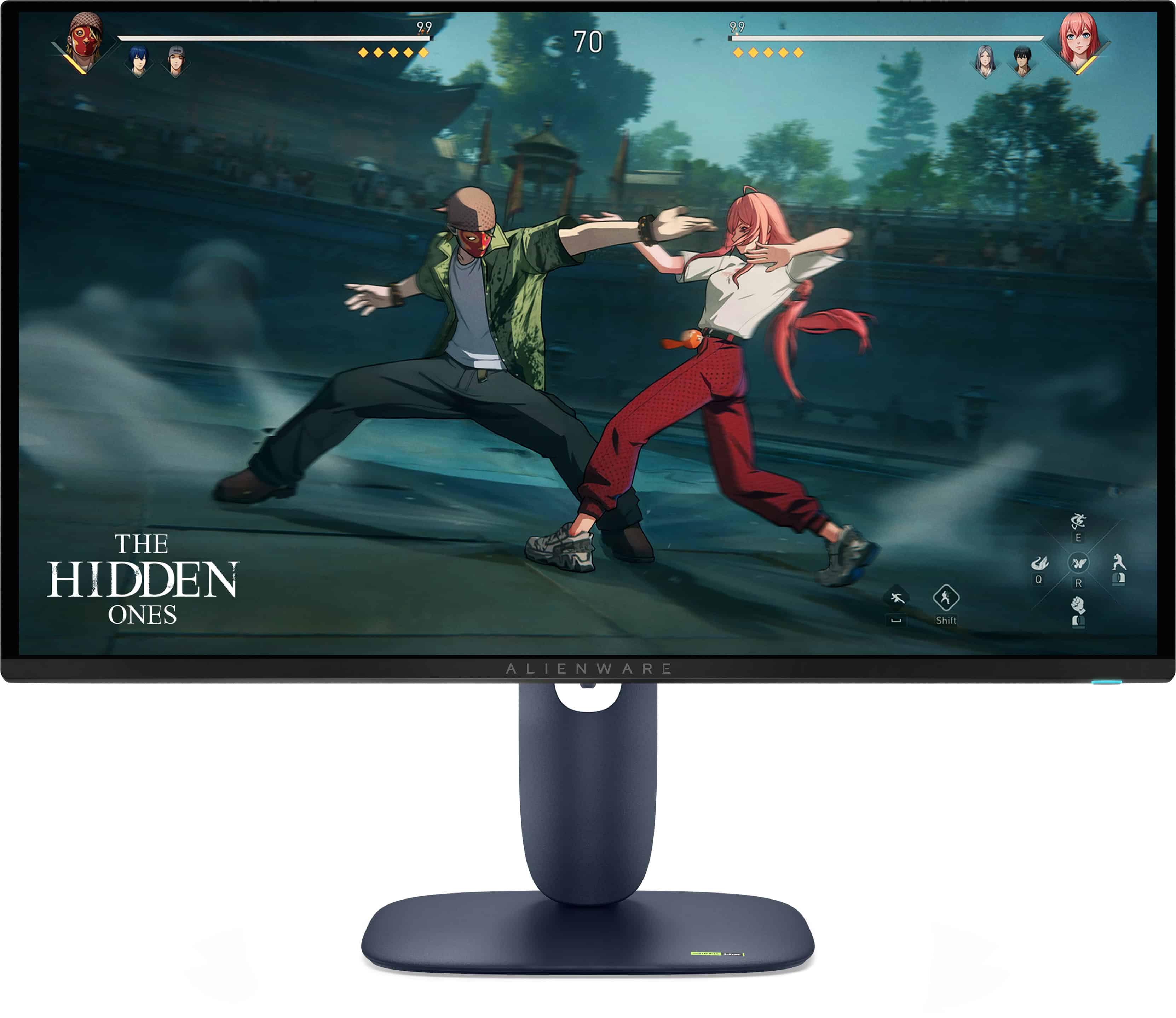Alienware AW2725D computer monitor 68,6 cm (27) 2560 x 1440 Pixels Quad HD QD-OLED Blauw (GAME-AW2725D) thumbnail