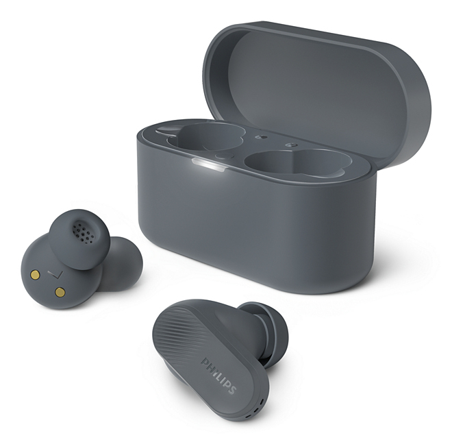 Philips 3000 series TAT3509GY/00 hoofdtelefoon/headset True Wireless Stereo (TWS) In-ear Oproepen/muziek Bluetooth Grijs (TAT3509GY/00) thumbnail