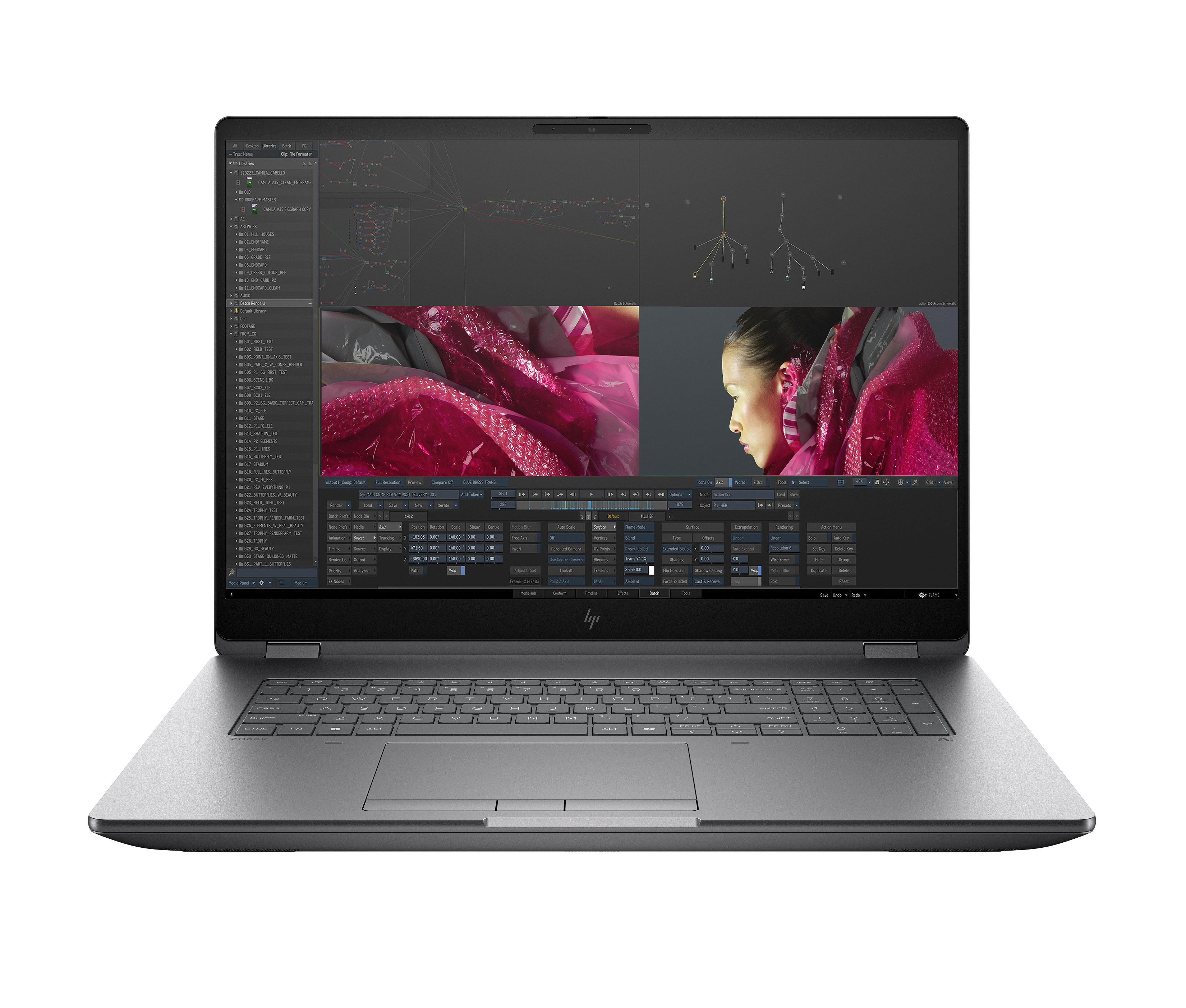 HP ZBook Fury G1i Wolf Pro Security Edition - Data Science Intel Core Ultra 7 255HX Mobiel werkstation 45,7 cm (18") WQXGA 64 GB DDR5-SDRAM 2 TB SSD NVIDIA RTX PRO 5000 Blackwell Wi-Fi 7 (802.11be) Windows 11 Pro AI Workstation, AI PC Zilver (C78F7ET#ABH) thumbnail