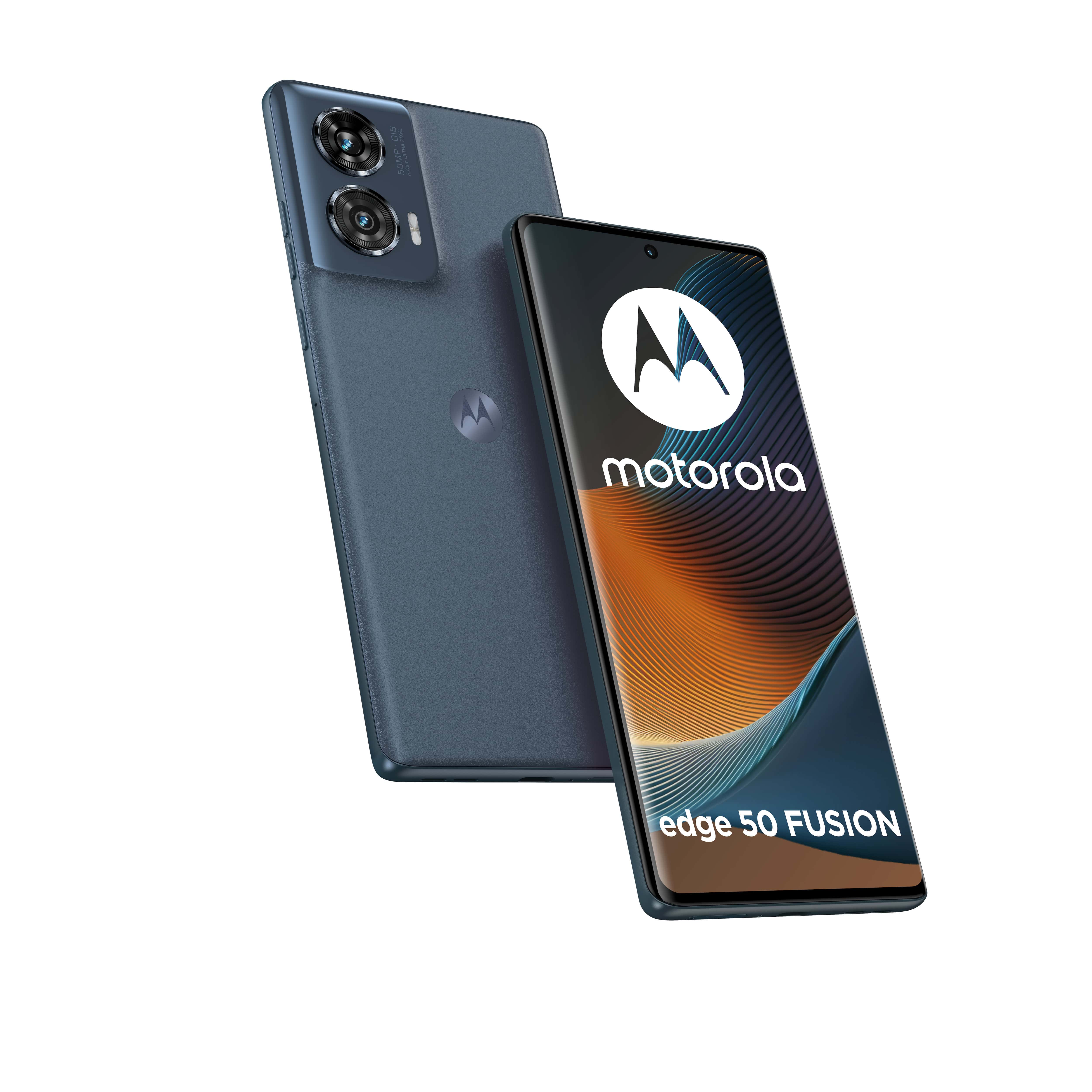Motorola edge 50 Fusion 17 cm (6.7") Dual SIM Android 14 5G USB Type-C 12 GB 256 GB 5000 mAh Blauw (PB3T0030SE) thumbnail