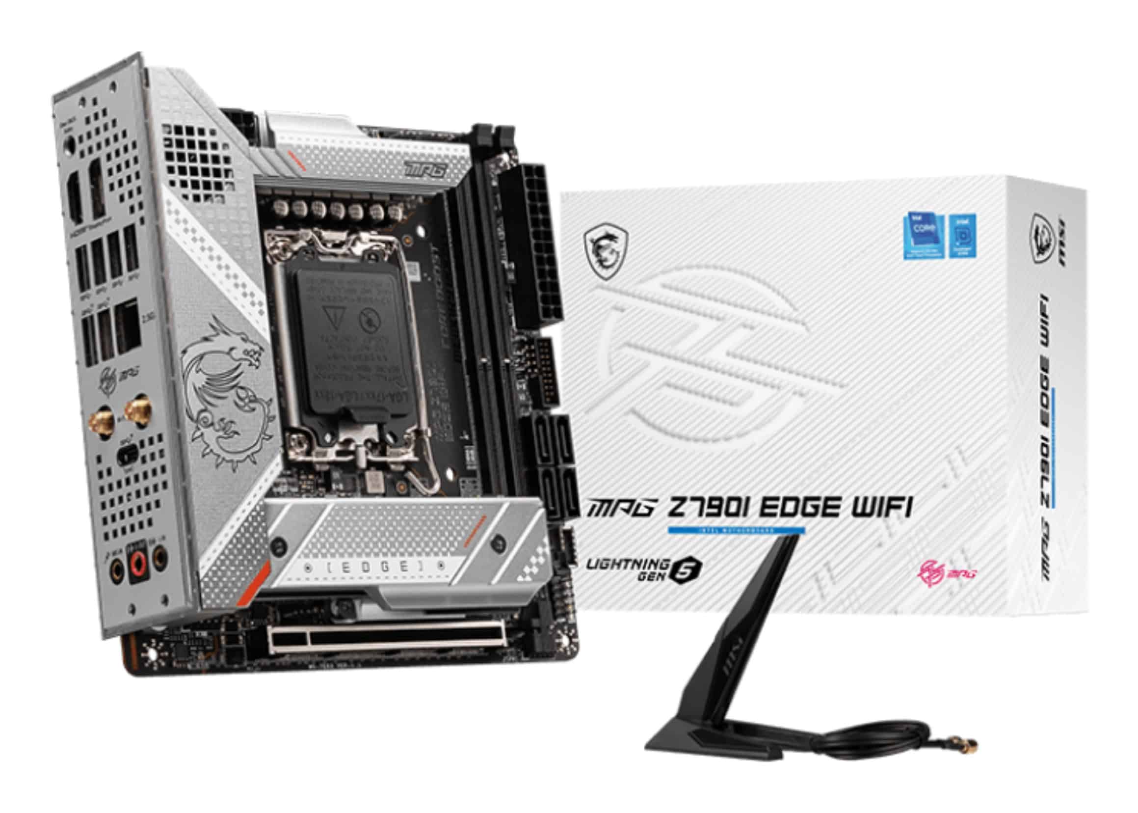 MSI MPG Z790I EDGE WIFI moederbord Intel Z790 LGA 1700 mini ITX (7E03-001R) thumbnail