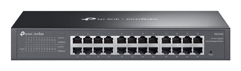 TP-Link Omada ES224G netwerk-switch Managed L2 Gigabit Ethernet (10/100/1000) Zwart (ES224G(UN)) thumbnail
