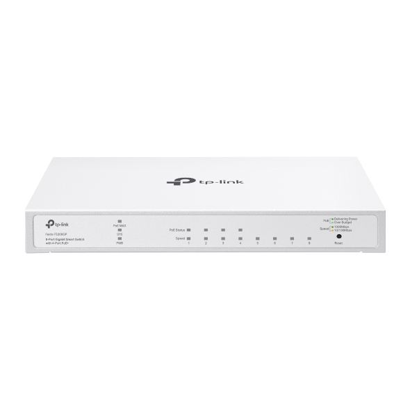 TP-Link FESTA FS308GP netwerk-switch Managed Gigabit Ethernet (10/100/1000) Power over Ethernet (PoE) Wit (FESTA FS308GP) thumbnail