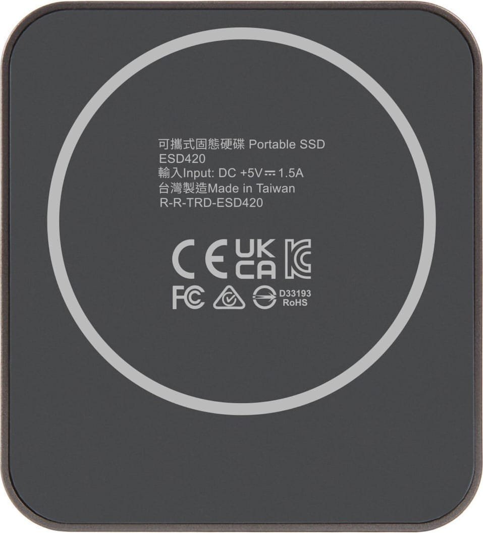 Transcend 4 TB External SSD Iron Grey TS4TESD420C (TS4TESD420C) thumbnail