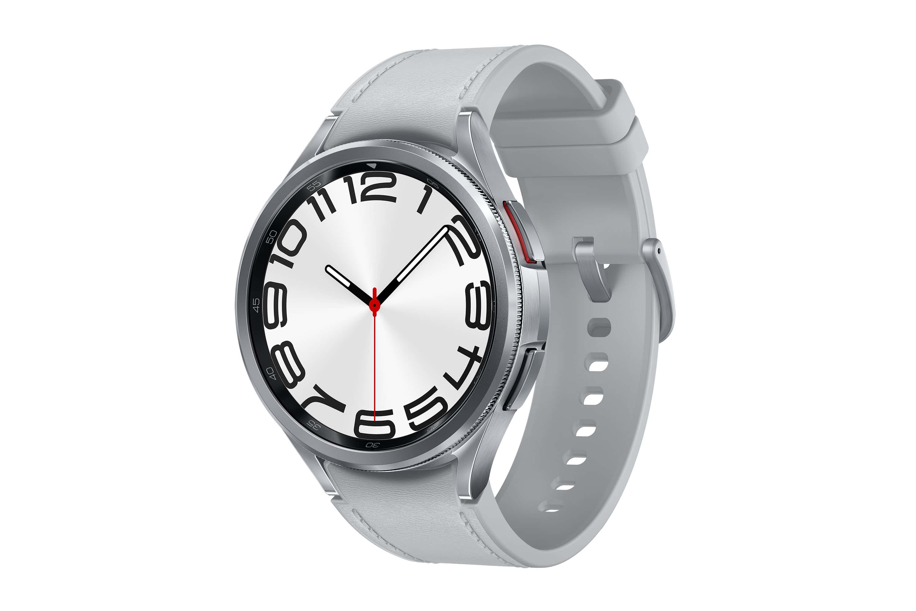 Samsung Galaxy Watch6 Classic 47 mm Digitaal Touchscreen 4G Zilver (SM-R965FZKAXEF) thumbnail