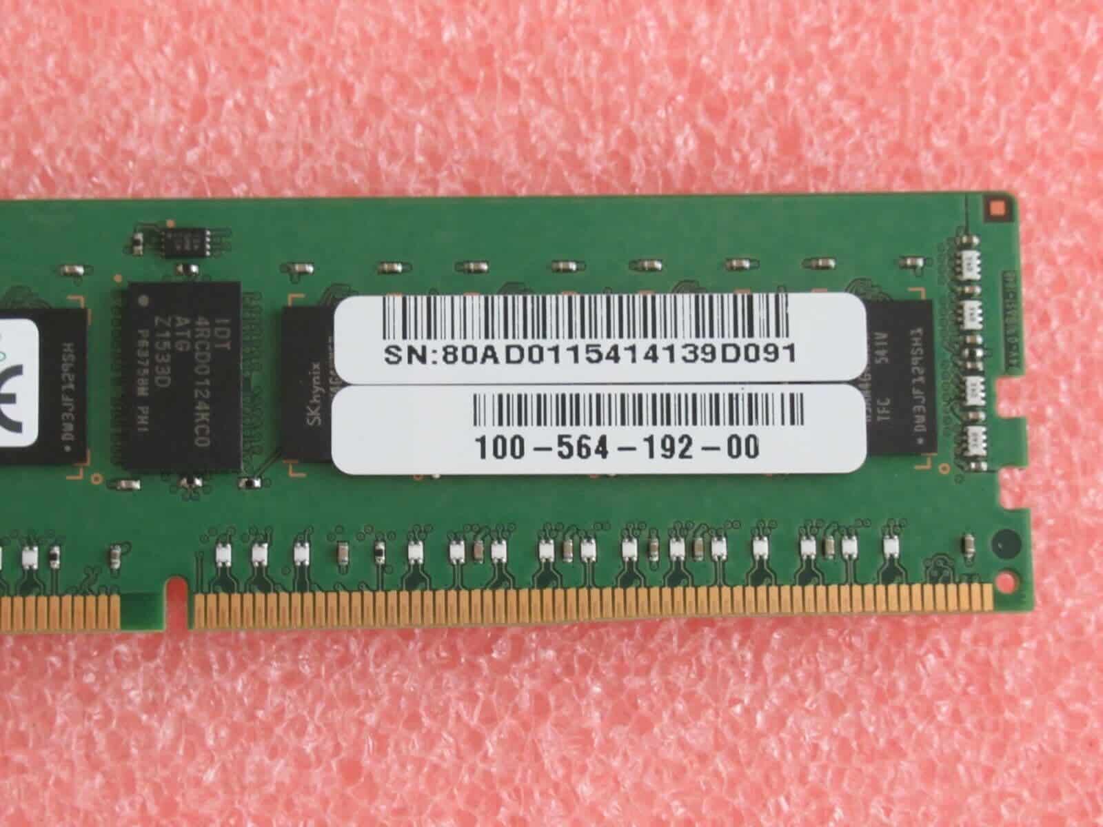 EMC 8GB (1*8GB) 1RX4 PC4-17000P-R DDR4-2133MHZ RDIMM (100-564-192-00) thumbnail