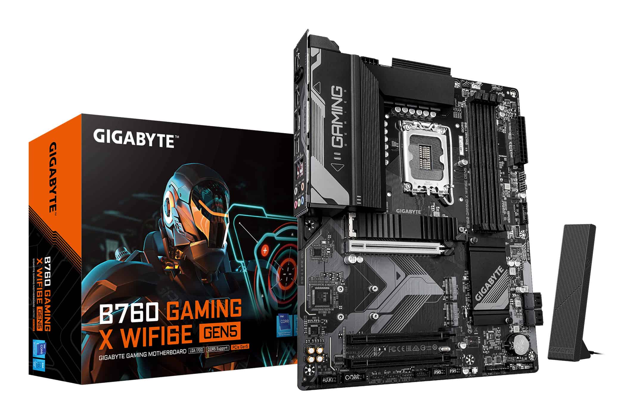 GIGABYTE B760 GAMING X WIFI6E GEN5 Intel B760 LGA 1700 ATX (B760 G X WF6E GEN5) thumbnail