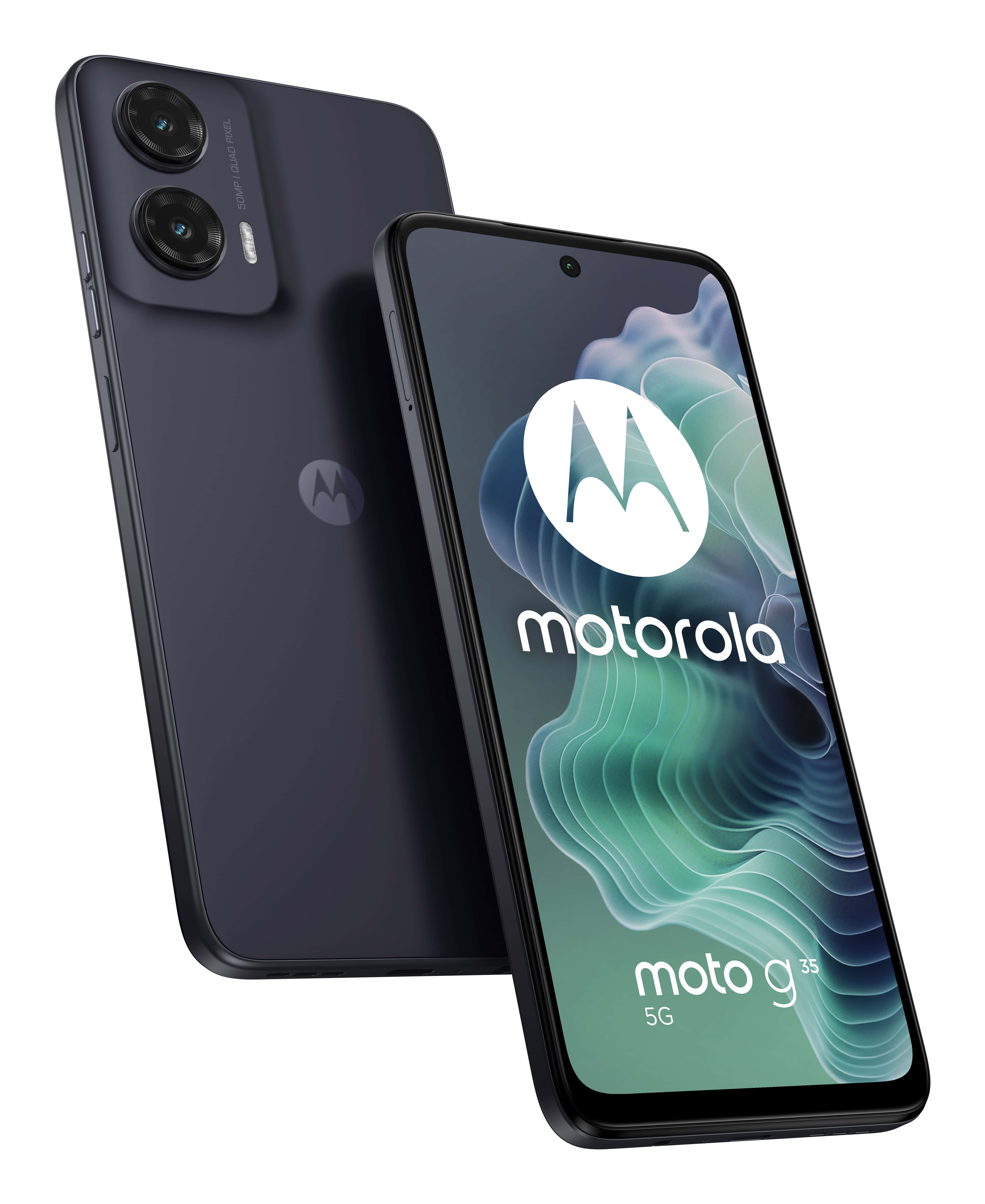 Motorola moto G35 5G 17,1 cm (6.72) Dual SIM Android 14 USB Type-C 4 GB 128 GB 5000 mAh Zwart (PB3K0033IT) thumbnail