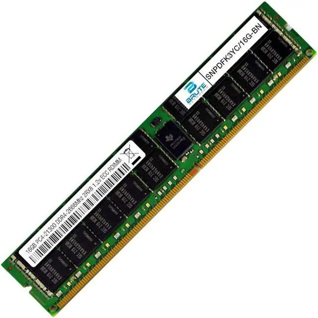 DELL 16GB (1*16GB) 2RX8 PC4-21300V-R DDR4-2666MHZ RDIMM (SNPDFK3YC/16G) thumbnail