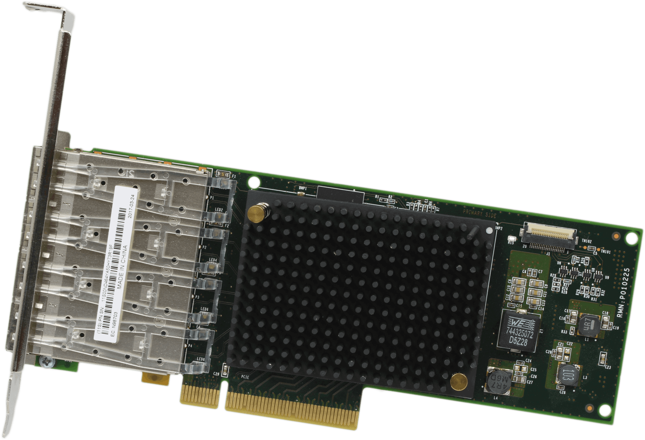 Lenovo IBM PCIE3 4-PORT 10GB SFP+ SR ADAPTER - HPB (00ND468-HP) thumbnail