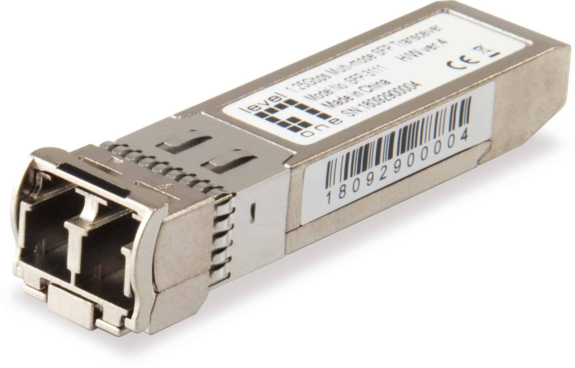 LevelOne 40Gbps PLR4 Single-mode QSFP+ PSM4 Transceiver - 10km - 1310nm - MPO-12 (QFP-3111) thumbnail