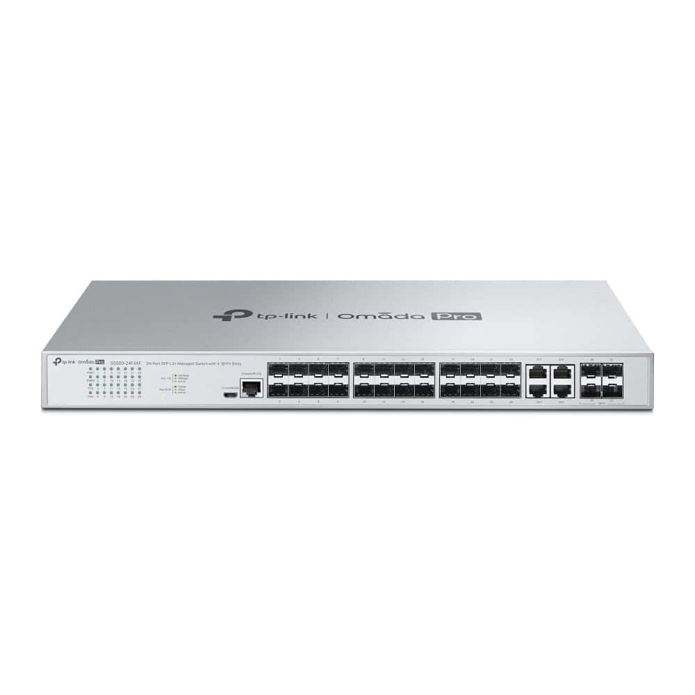 TP-Link Omada Pro S5500-24F4XF netwerk-switch Managed L2/L2+ Gigabit Ethernet (10/100/1000) Grijs (S5500-24F4XF(UN)) thumbnail