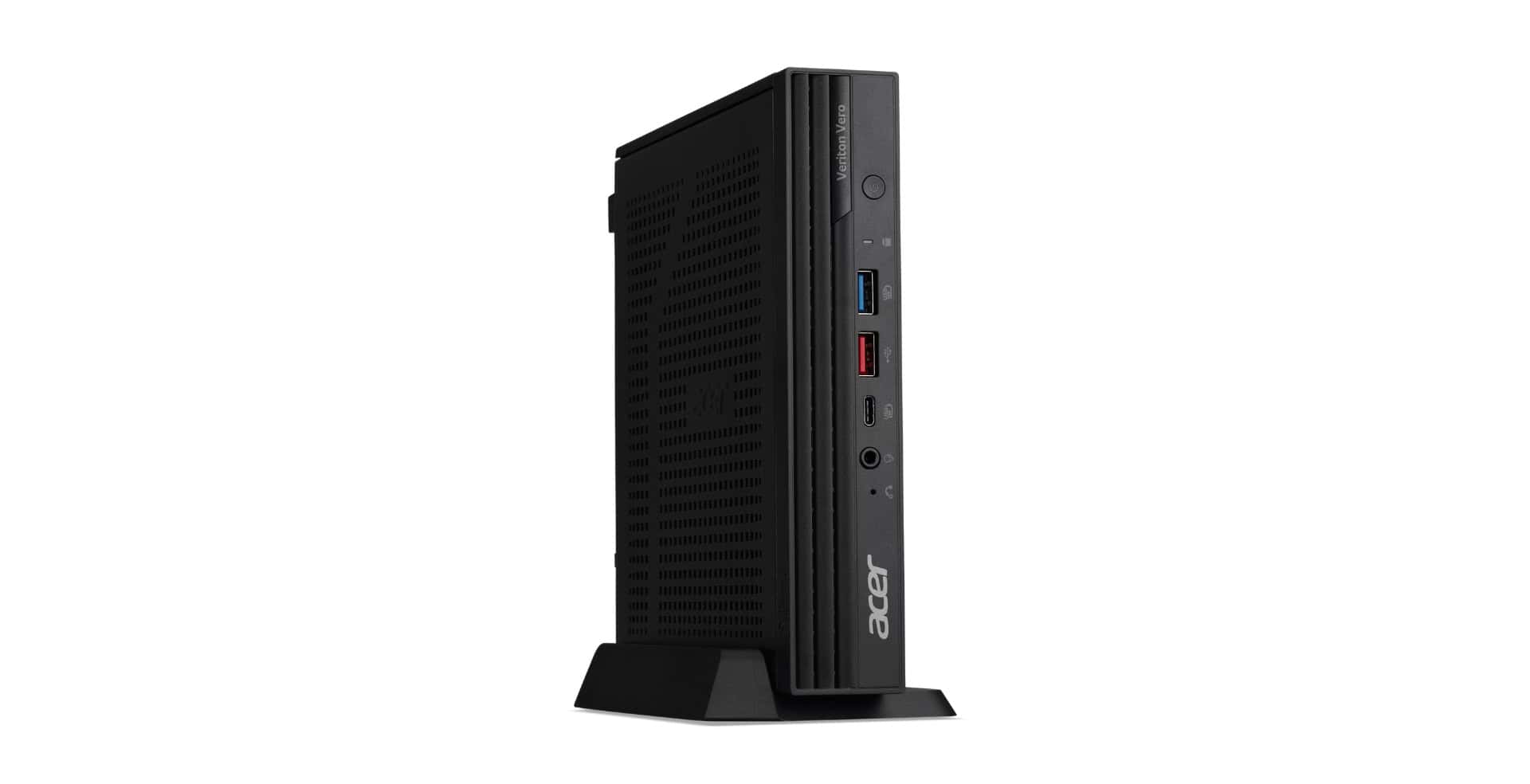 Acer Veriton Vero N4720GT I54516 Pro Intel® Core™ i5 i5-14400 16 GB DDR5-SDRAM 512 GB SSD Windows 11 Pro Micro PC Mini PC Zwart (DT.R2BEH.00R) thumbnail
