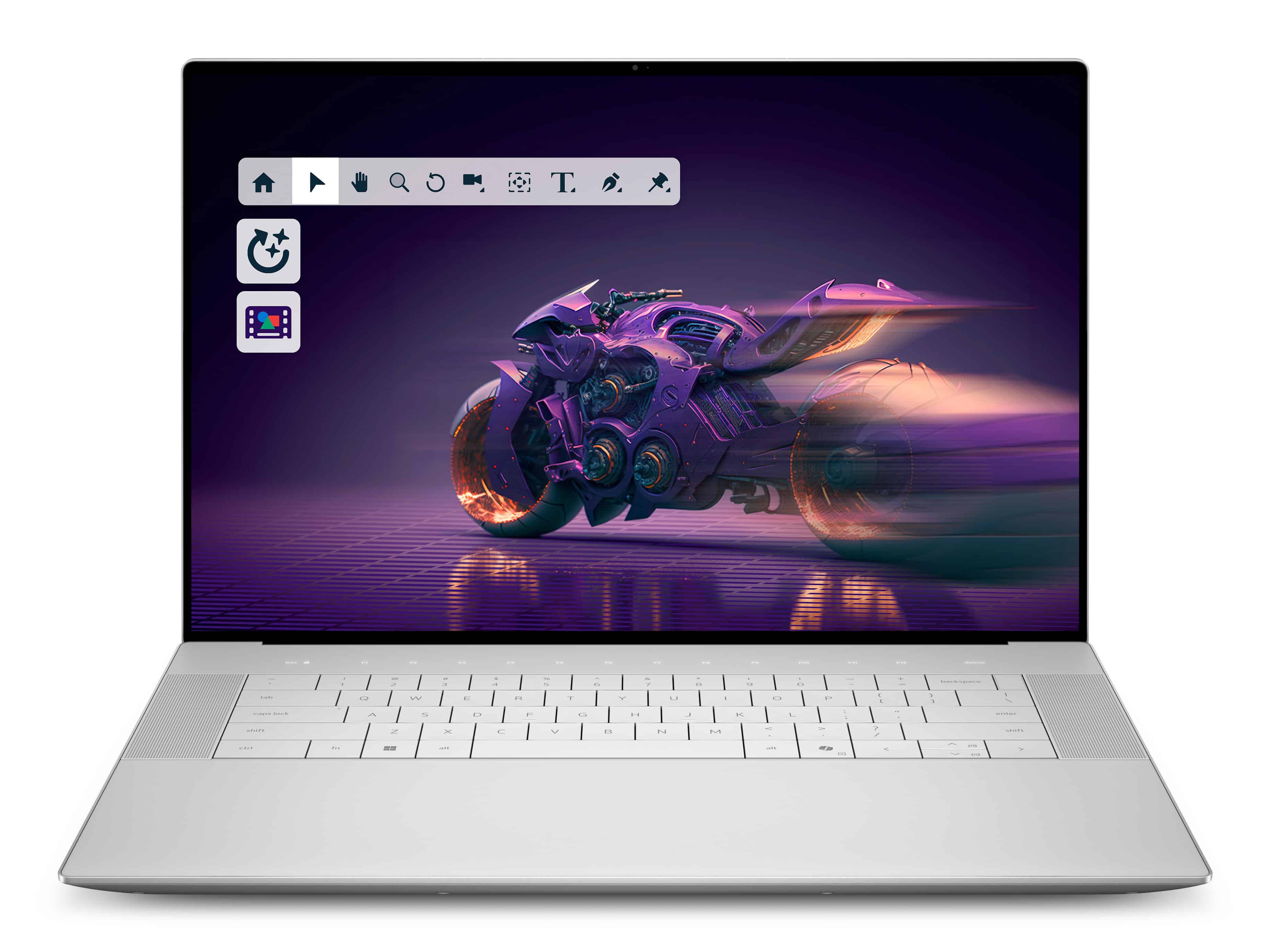DELL 16 Premium DA16250 Intel Core Ultra 9 285H Laptop 41,4 cm (16.3") Touchscreen 4K Ultra HD 32 GB LPDDR5x-SDRAM 1 TB SSD NVIDIA GeForce RTX 5060 Wi-Fi 7 (802.11be) Windows 11 Pro Engels Platina (0TT85) thumbnail
