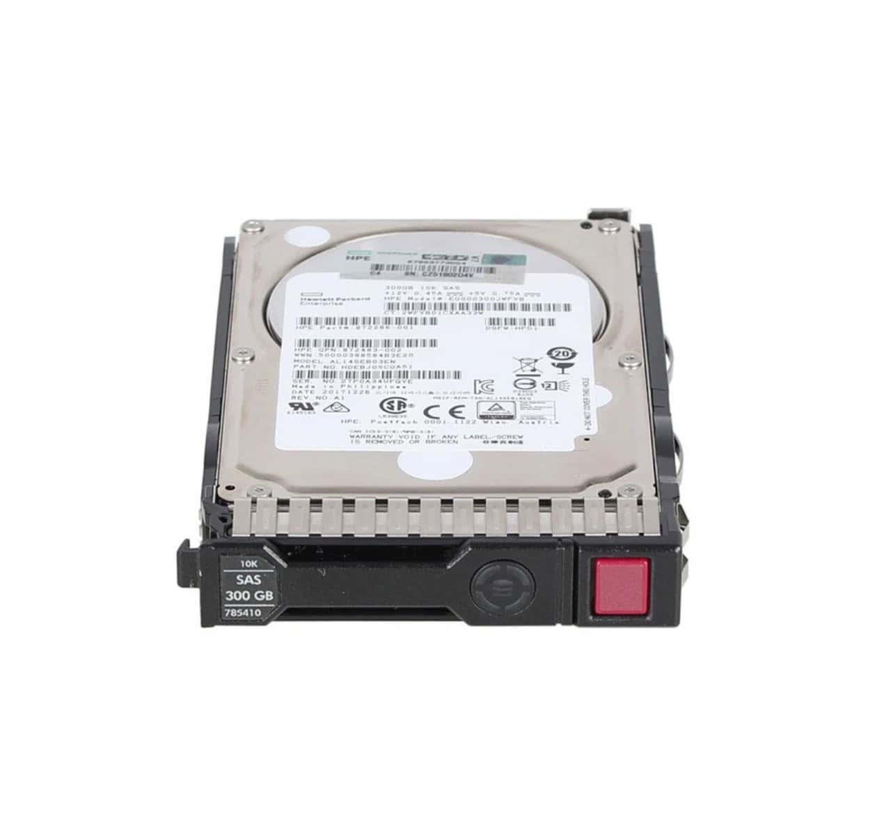 HPE 300GB 12G SAS 10K (2.5) SFF (Bulk) (785067-B21B) thumbnail