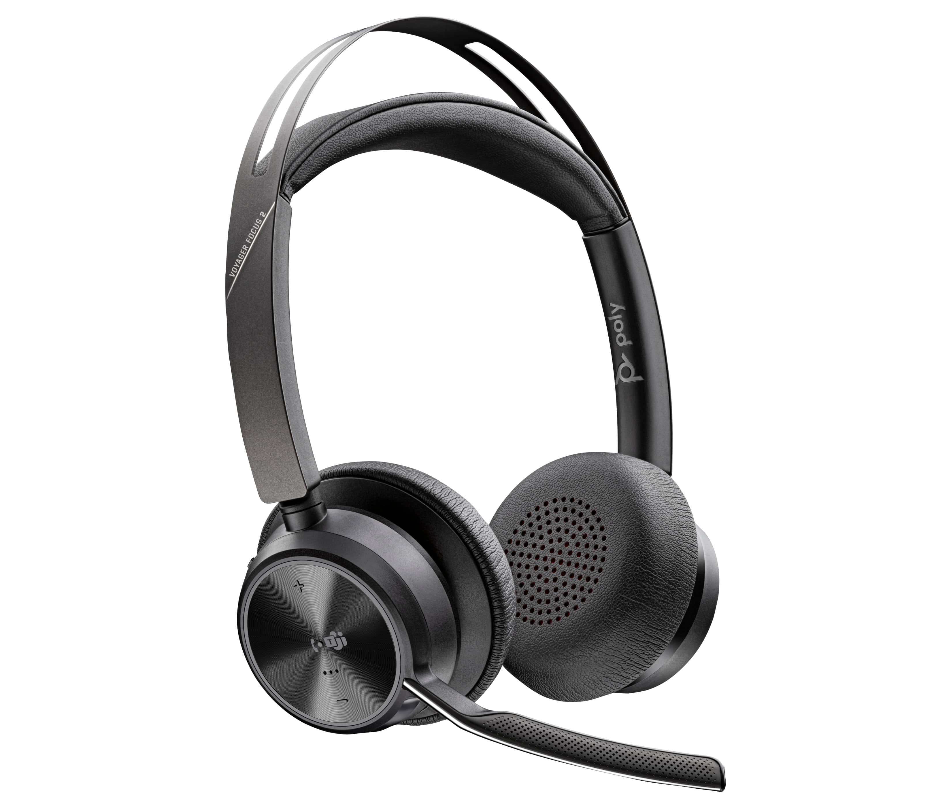 Poly Voyager Focus 2 Microsoft Teams Certified USB-C-C Headset +USB-C/A Adapter +Charging Stand (9T9J6AA) thumbnail