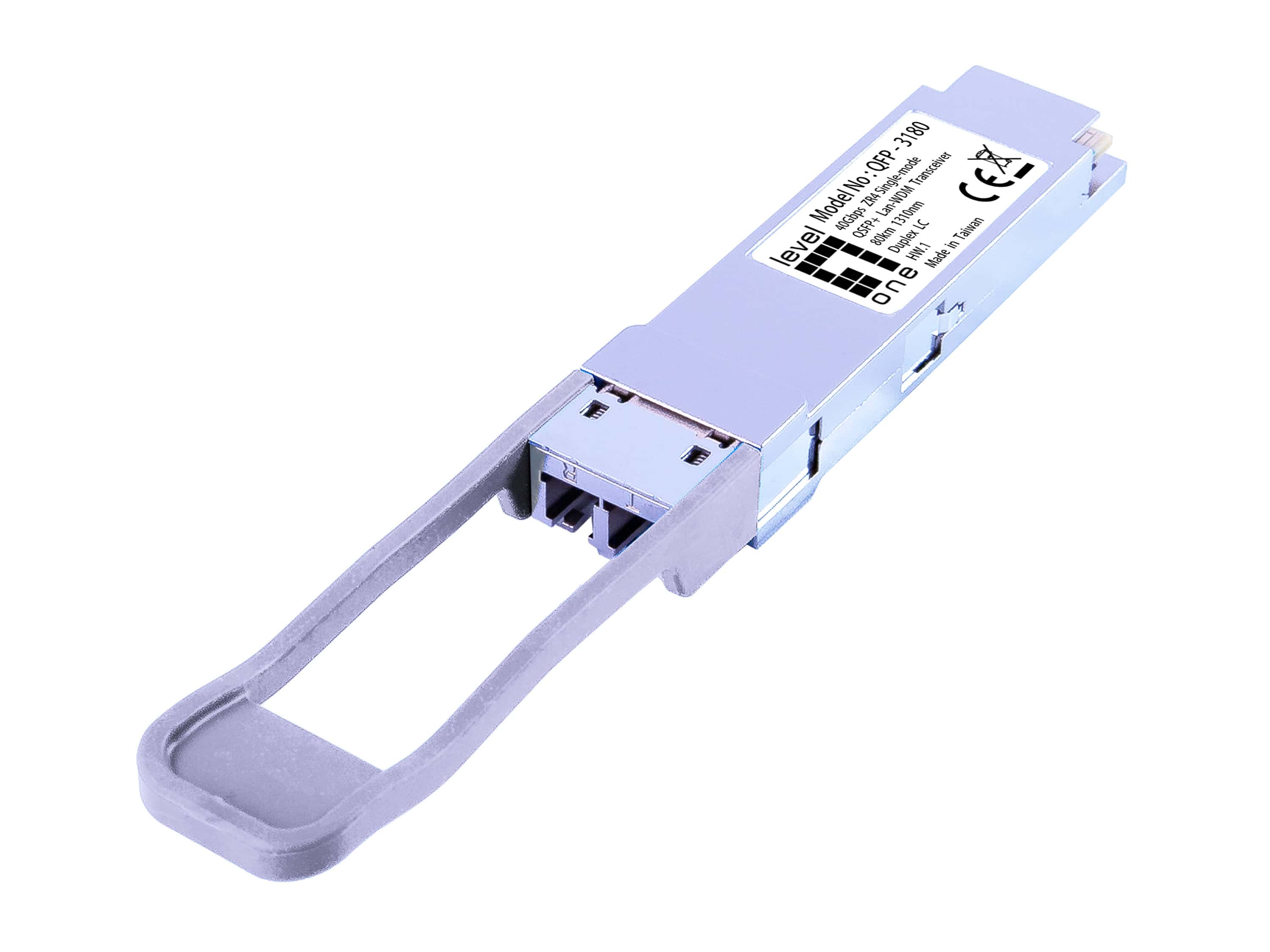 LevelOne QFP-3180 netwerk transceiver module Vezel-optiek 40000 Mbit/s QSFP+ 1310 nm (QFP-3180) thumbnail