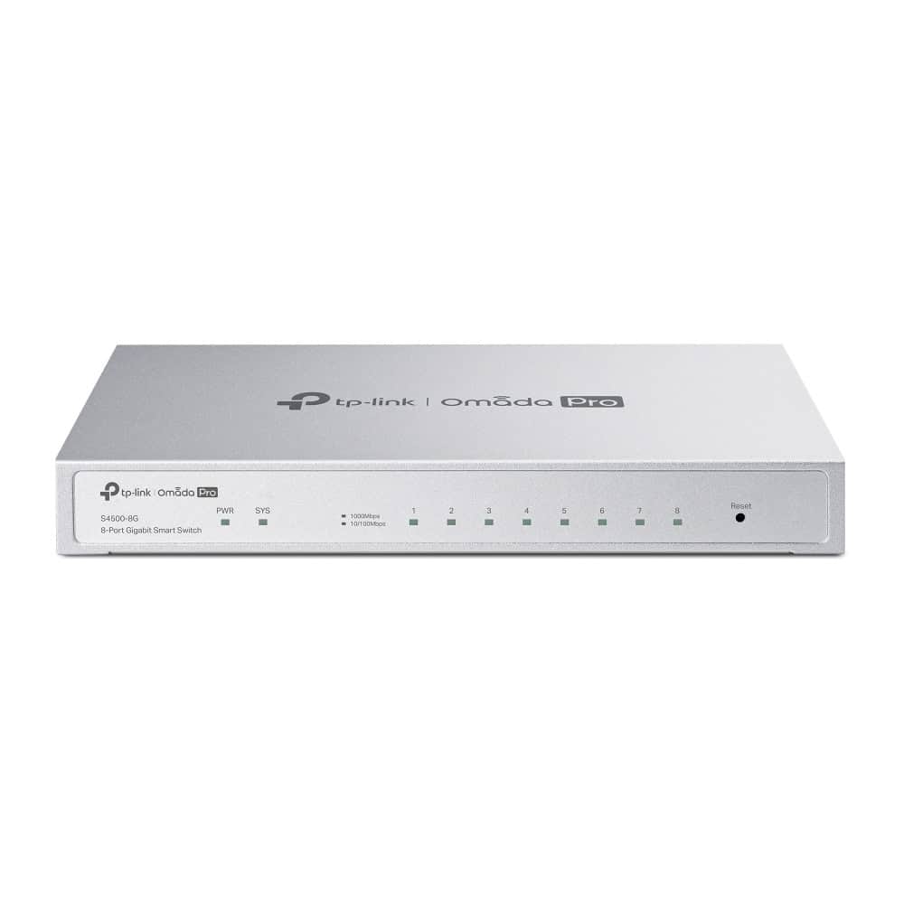 TP-Link Omada Pro S4500-8G netwerk-switch Managed L2/L2+ Gigabit Ethernet (10/100/1000) Grijs (S4500-8G(UN)) thumbnail