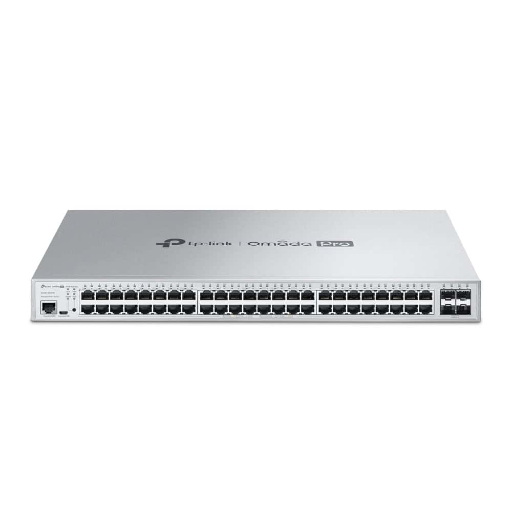 TP-Link Omada Pro S5500-48GP4F netwerk-switch Managed L2/L2+ Gigabit Ethernet (10/100/1000) Power over Ethernet (PoE) Grijs (S5500-48GP4F(UN)) thumbnail