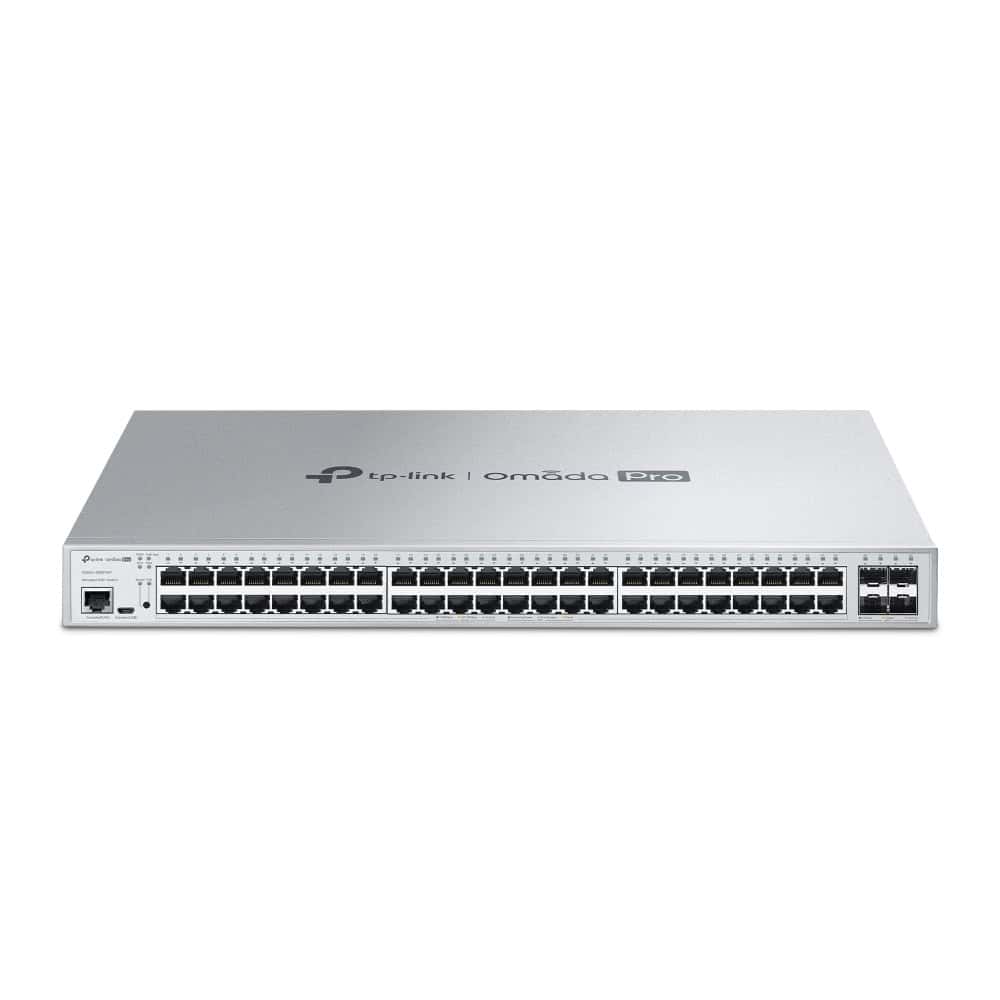 TP-Link Omada Pro S5500-48GP4XF netwerk-switch Managed L2/L2+ Gigabit Ethernet (10/100/1000) Power over Ethernet (PoE) Grijs (S5500-48GP4XF(UN)) thumbnail