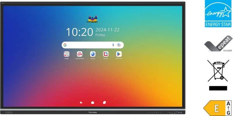 Viewsonic IFP5551 Display interactief whiteboard 139,7 cm (55") 3840 x 2160 Pixels Touchscreen Zwart (IFP5551) thumbnail Viewsonic IFP5551 Display interactief whiteboard 139,7 cm (55") 3840 x 2160 Pixels Touchscreen Zwart (IFP5551) thumbnail