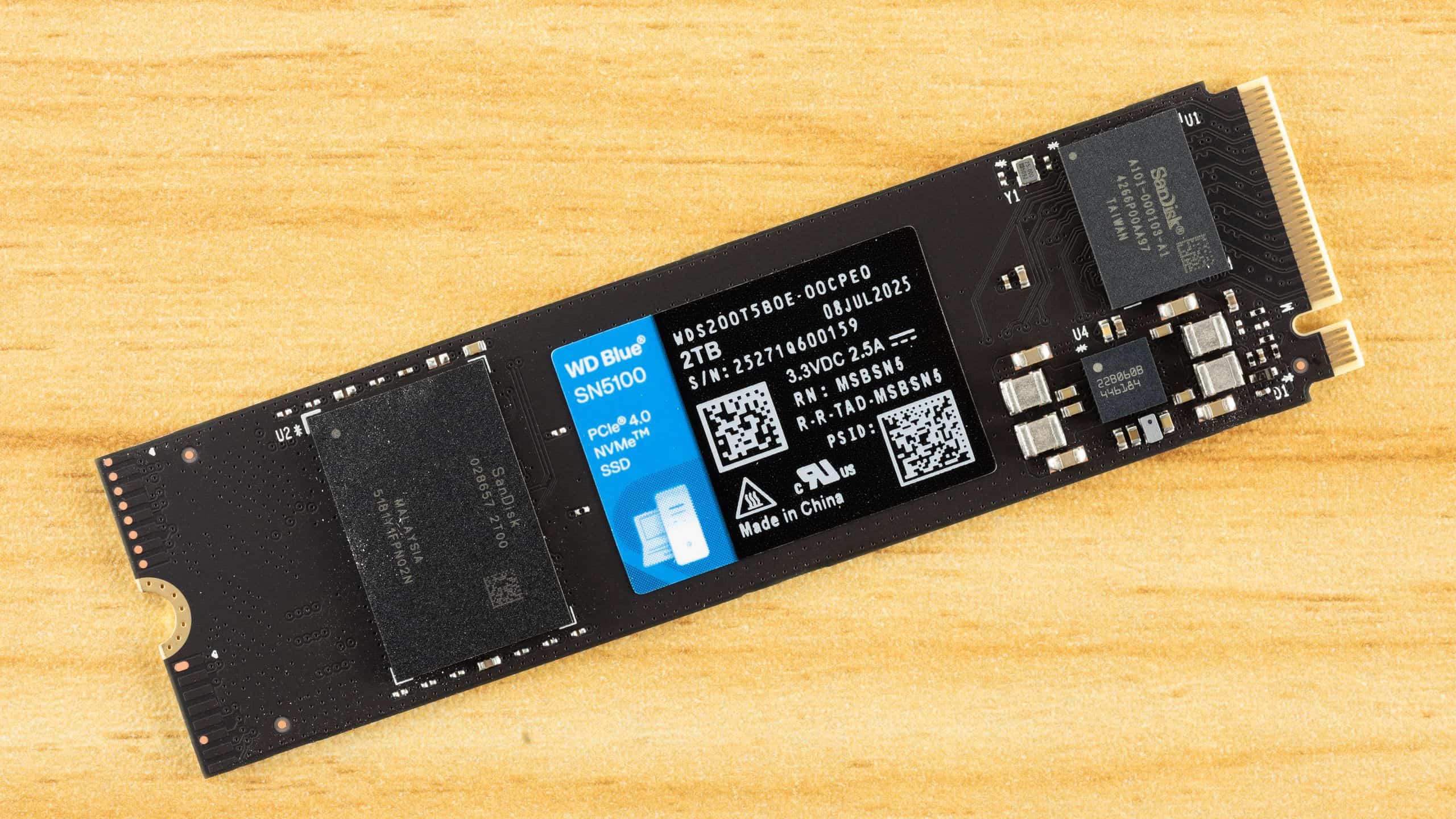 Western Digital M.2  4TB WD Blue SN5100 NVMe PCIe 4.0 x4 NVMe – WDS400T5B0E-00CPE0 (WDS400T5B0E-00CPE0) thumbnail