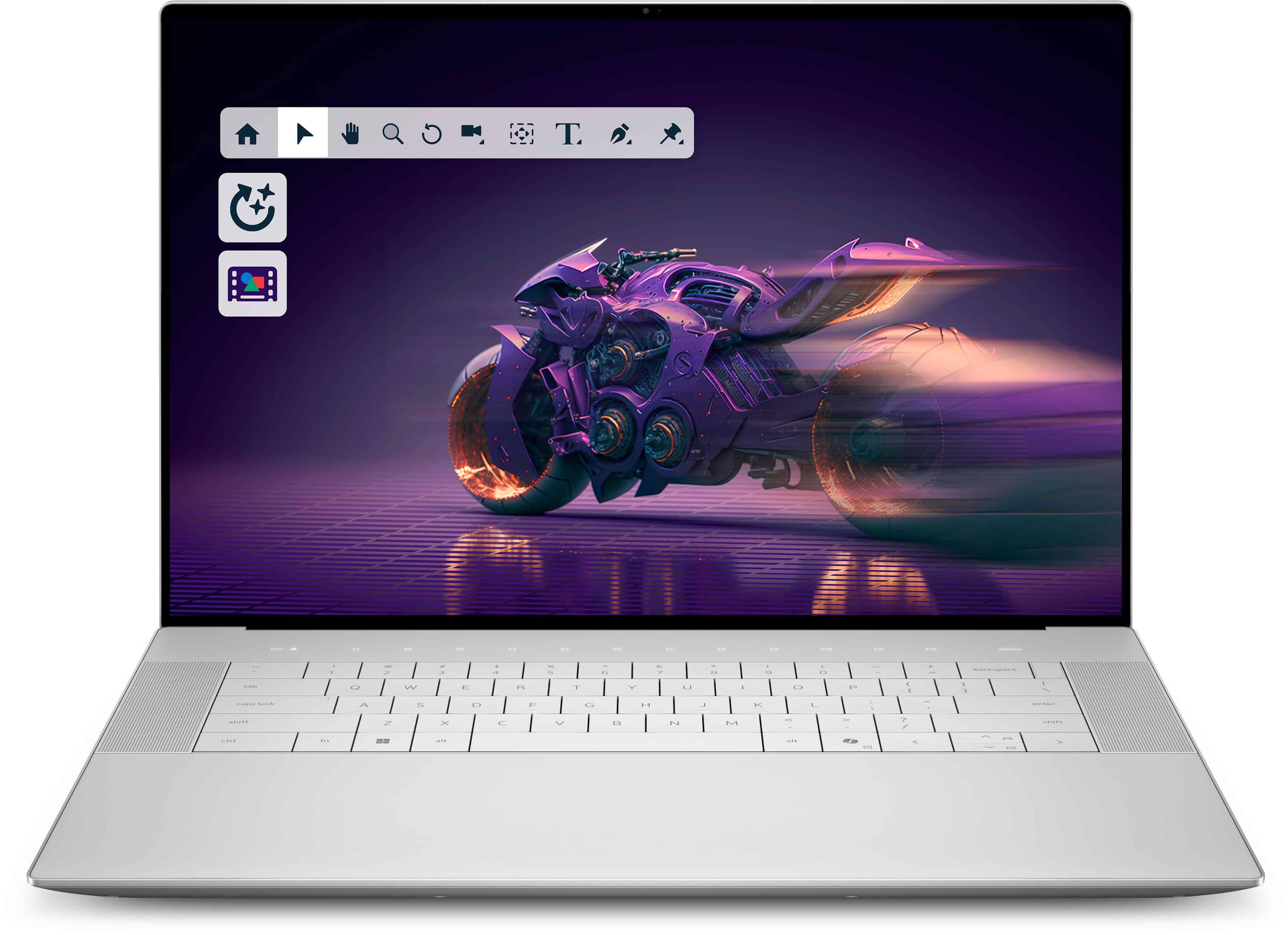 DELL 16 Premium 3D3RY laptop Intel Core Ultra 9 285H 41,4 cm (16.3) Touchscreen 4K Ultra HD 32 GB LPDDR5x-SDRAM 1 TB SSD NVIDIA GeForce RTX 5050 Wi-Fi 7 (802.11be) Windows 11 Pro Belgisch Platina (3D3RY) thumbnail