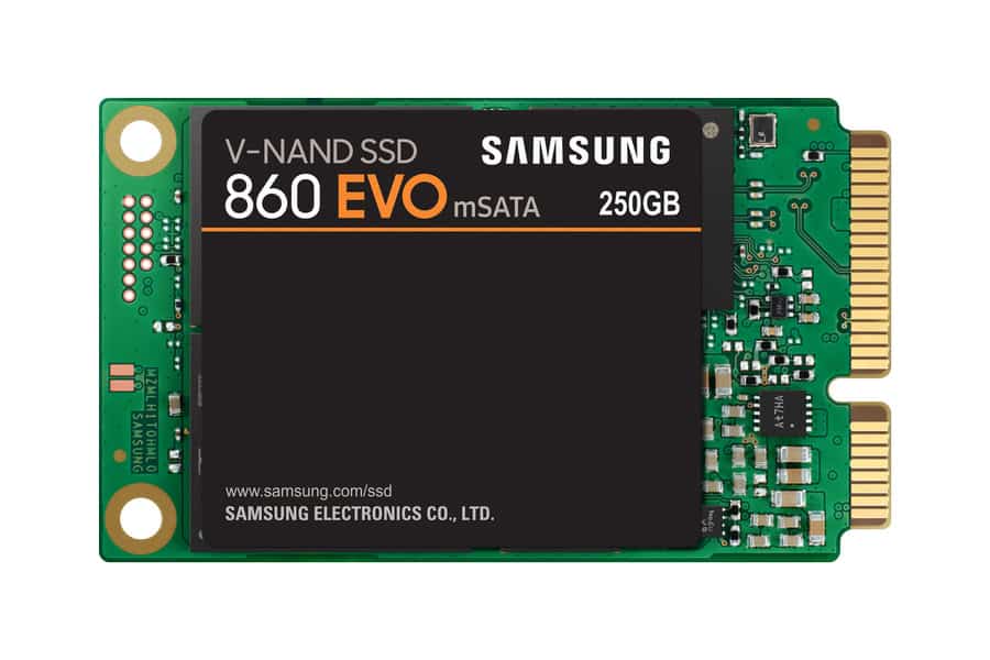 Samsung 860 EVO 250 GB mSATA SATA V-NAND MLC (MZ-M6E250BW) thumbnail