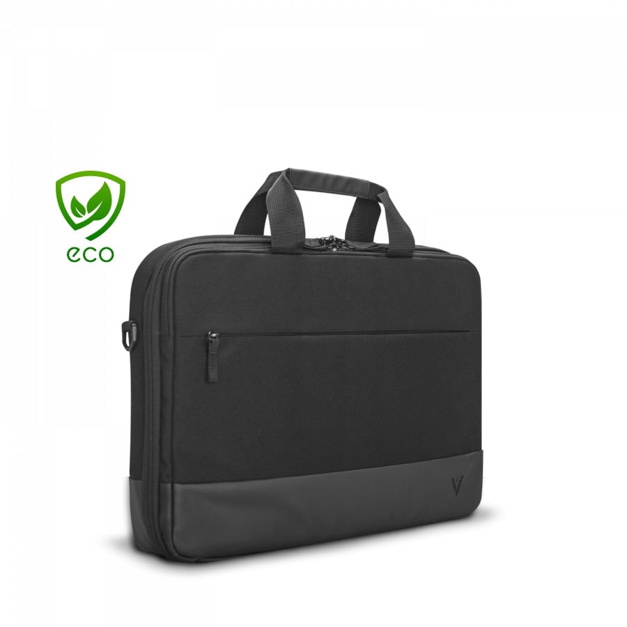 V7 CCP13-ECO-BLK laptoptas 33 cm (13) Aktetas Zwart (CCP13-ECO-BLK) thumbnail