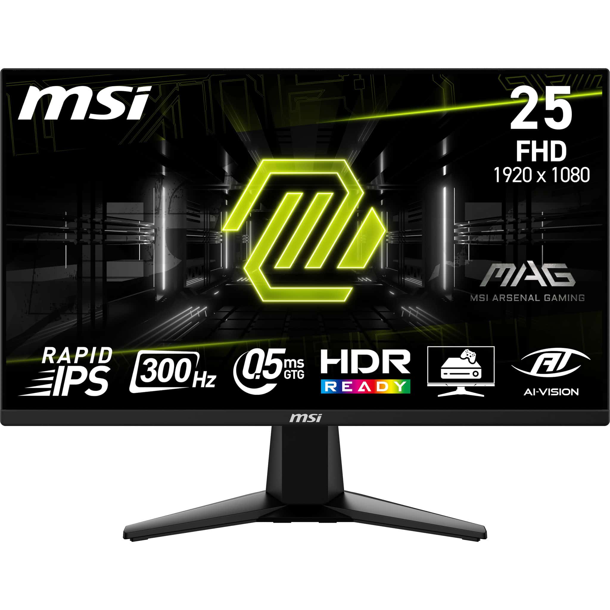 MSI MAG 255XF computer monitor 62,2 cm (24.5") 1920 x 1080 Pixels Full HD Zwart (9S6-3BC21M-021) thumbnail