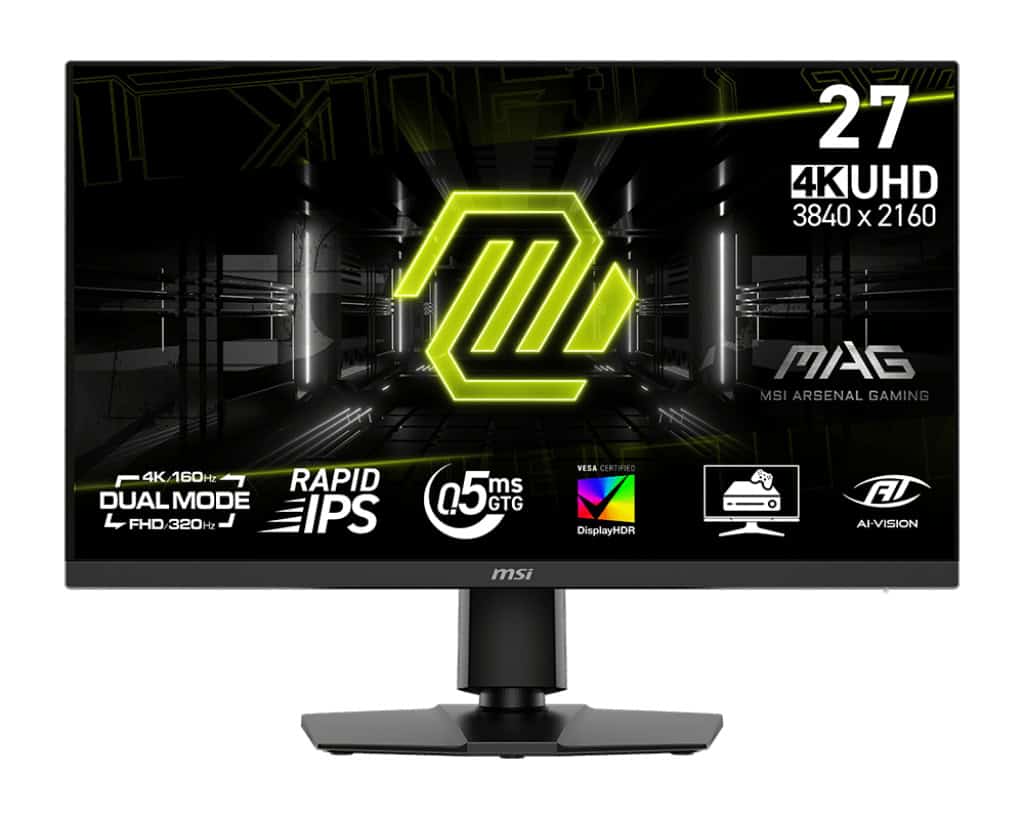 MSI MAG 272URDF E16 computer monitor 68,6 cm (27") 3840 x 2160 Pixels 4K Ultra HD Zwart (9S6-3CE79T-001) thumbnail