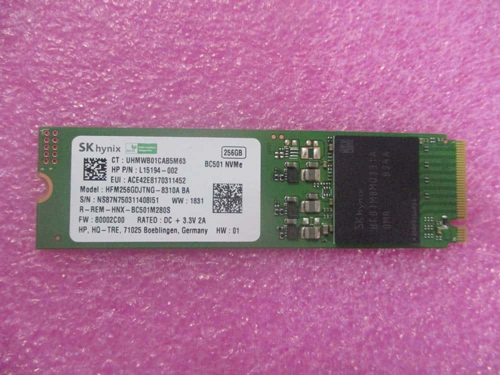 HP EB G8 256GB M.2 2280 SSD (L85354-001) thumbnail