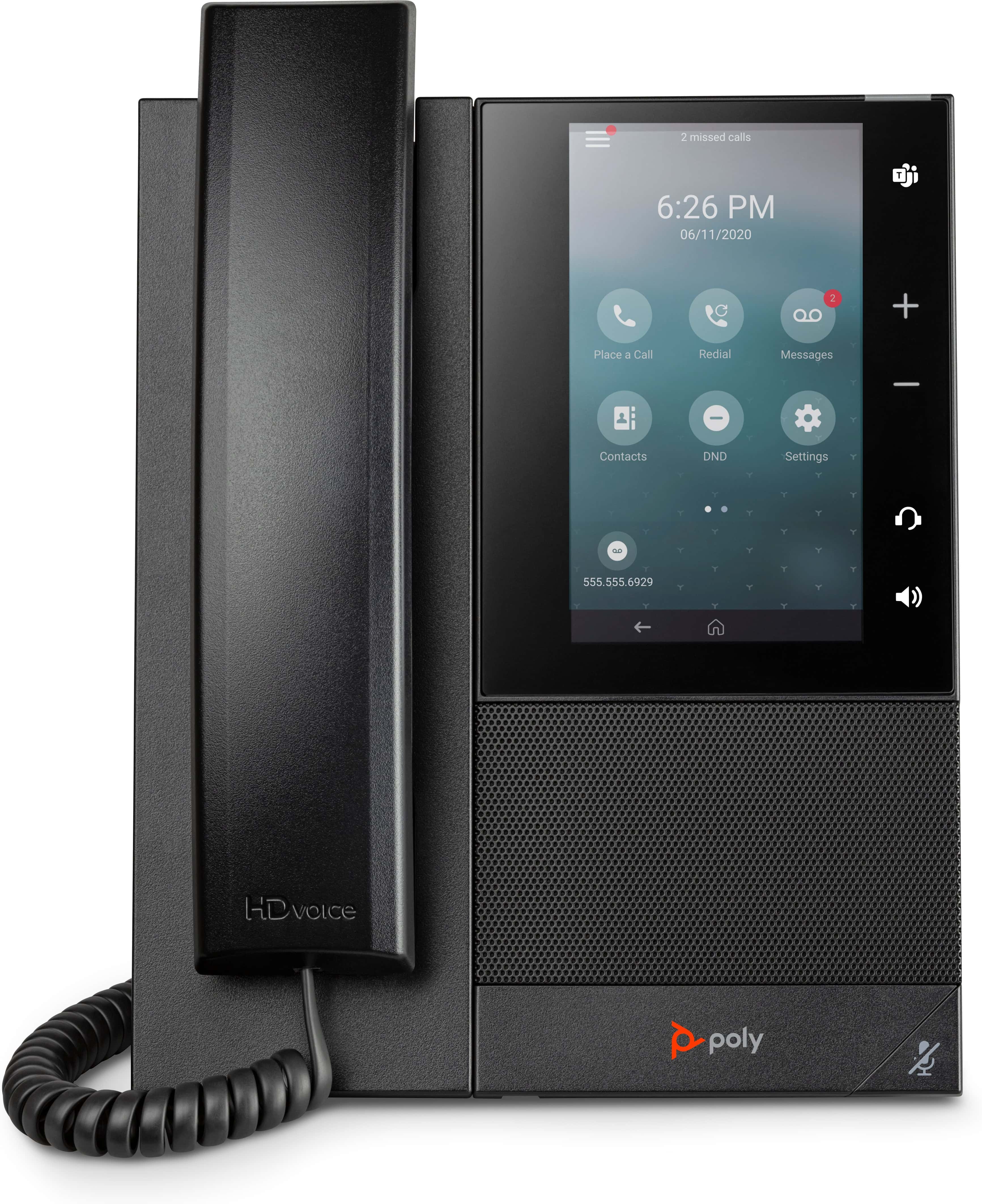 Poly CCX 500 Business Media Phone met ondersteuning voor Open SIP en PoE (82Z78AA) thumbnail