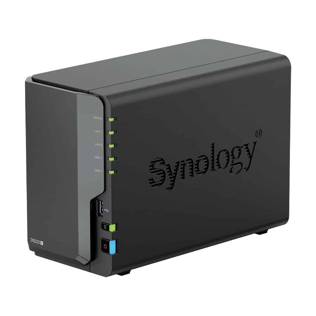 Synology DS225+ 2Bay 24TB NAS met 2x 12TB Synology Plus HDD (DS225P-212SYN) thumbnail