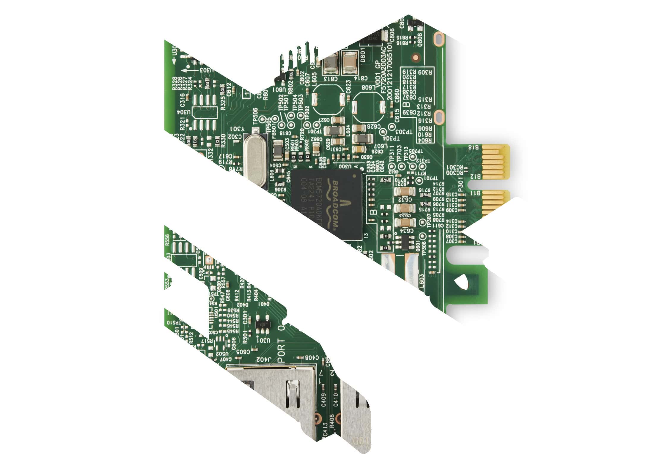 HP Broadcom 5720 1GbE RJ45 PCIe Ethernet Network Adapter (9Z7P1AA) thumbnail