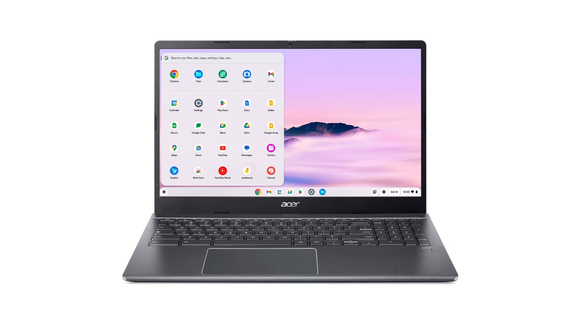 Acer Chromebook CBE595-2T-55NF Intel Core 5 120U 39,6 cm (15.6") Touchscreen Full HD 8 GB LPDDR5x-SDRAM 256 GB SSD Wi-Fi 6E (802.11ax) ChromeOS Grijs (NX.KW4EH.001) thumbnail