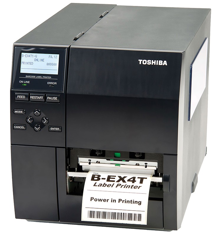 Toshiba TEC B EX4T1-GS12-QM-R label printer direct thermalthermal transfer roll (12 cm) 203 dpi up t (18221168768) thumbnail
