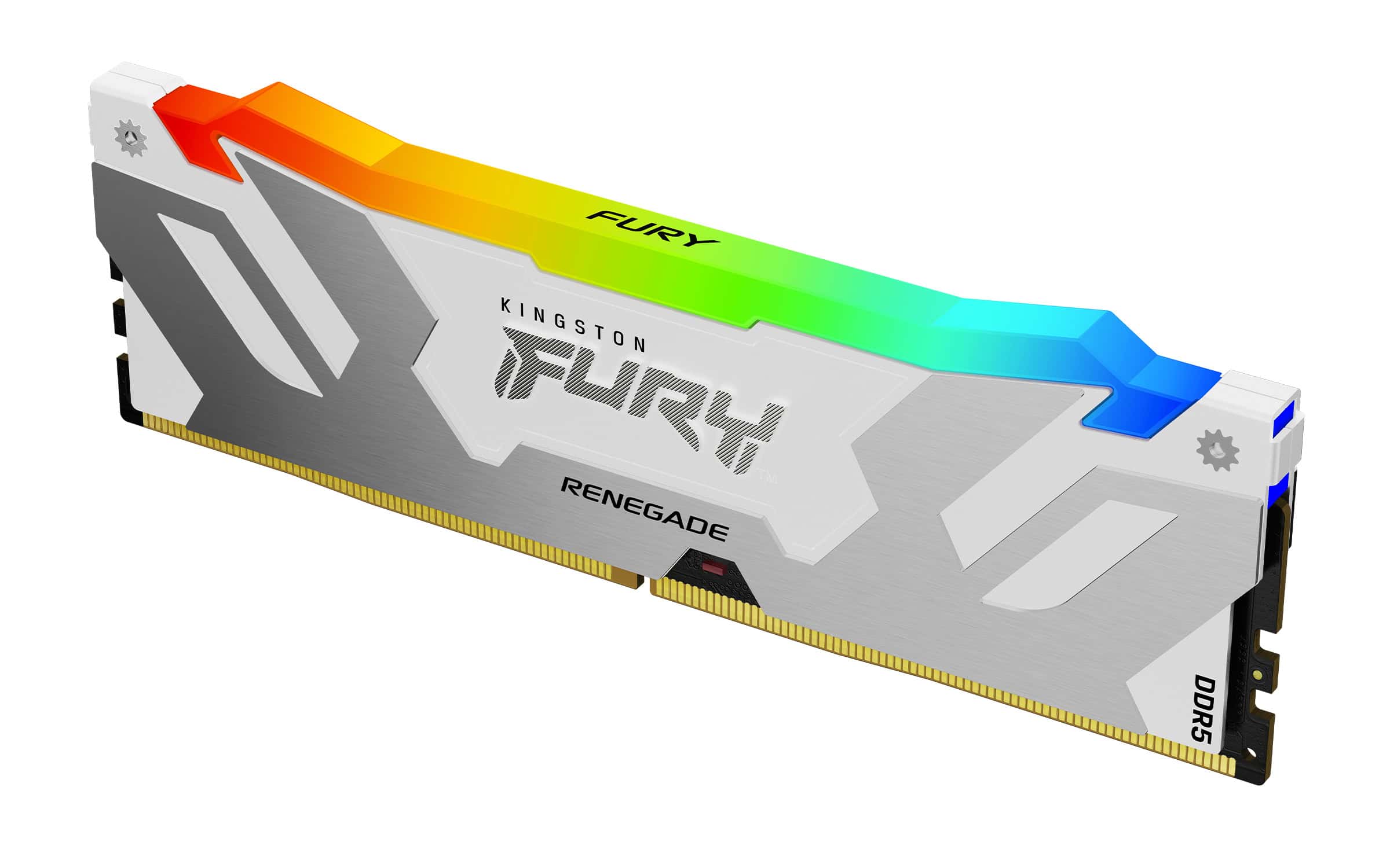 Kingston Technology FURY 16GB 6800MT/s DDR5 CL36 DIMM Renegade RGB White XMP (KF568C36RWA-16) thumbnail
