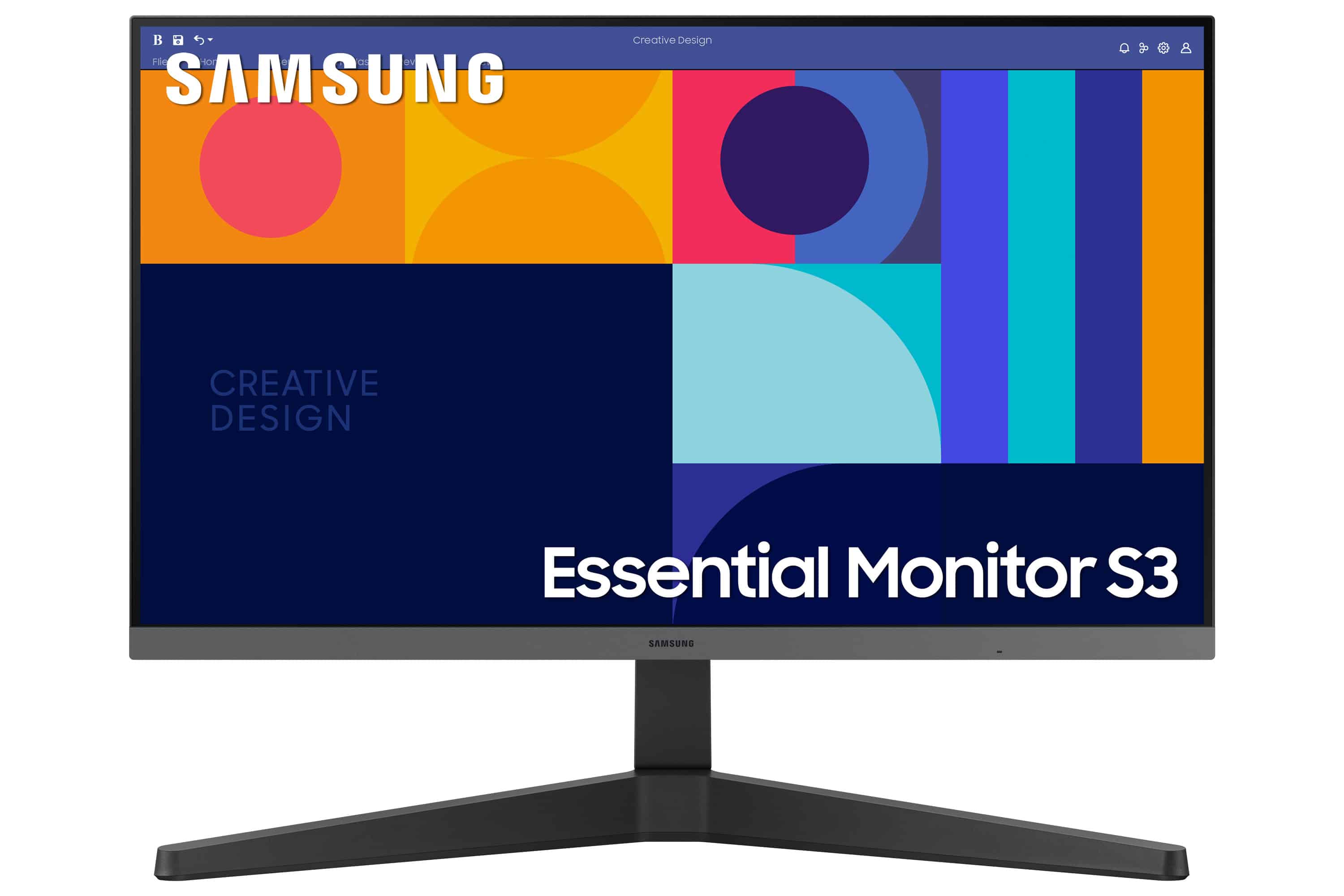 Samsung 23,8 Essential Monitor S3 S33GC FHD 100Hz (LS24C330GAUXEN) thumbnail