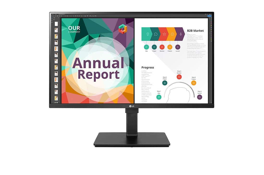 LG 32BN67UP-B computer monitor 80 cm (31.5) 3840 x 2160 Pixels 4K Ultra HD LED Zwart (32BN67UP-B) thumbnail