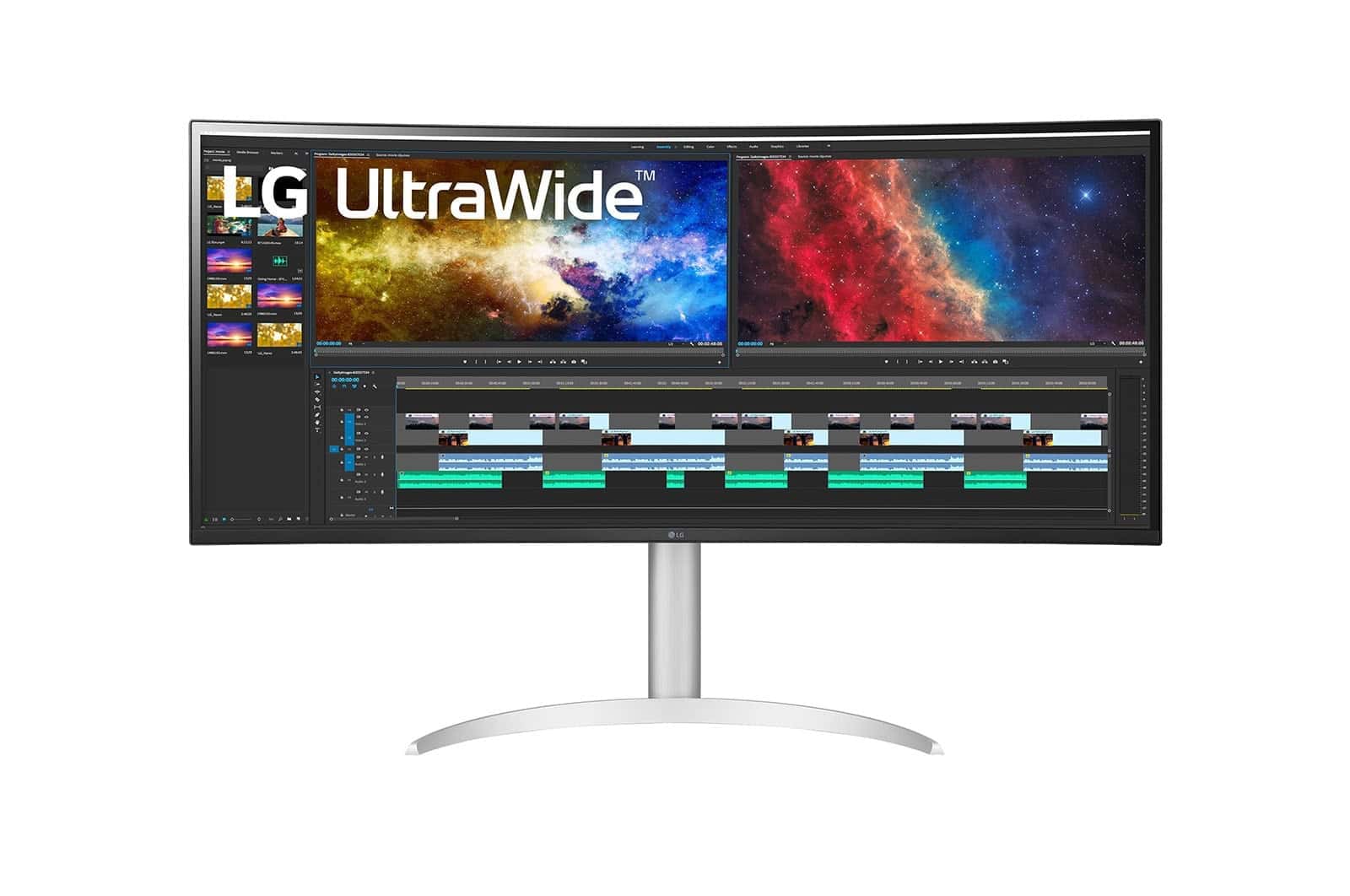 LG 38BQ85C-W computer monitor 95,2 cm (37.5) 3840 x 1600 Pixels Quad HD+ Wit (38BQ85C-W) thumbnail